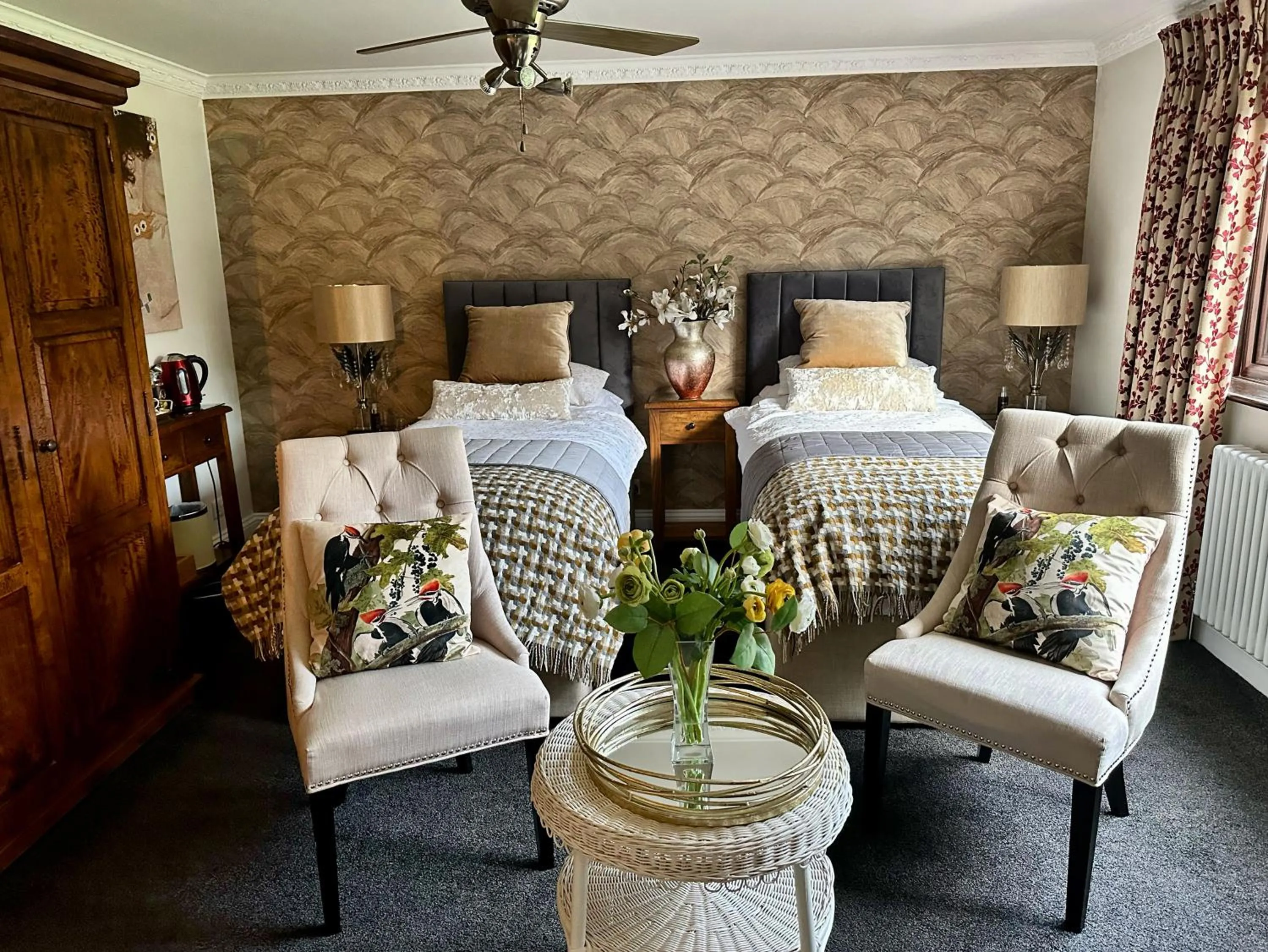 Bed in Beechwood B and B