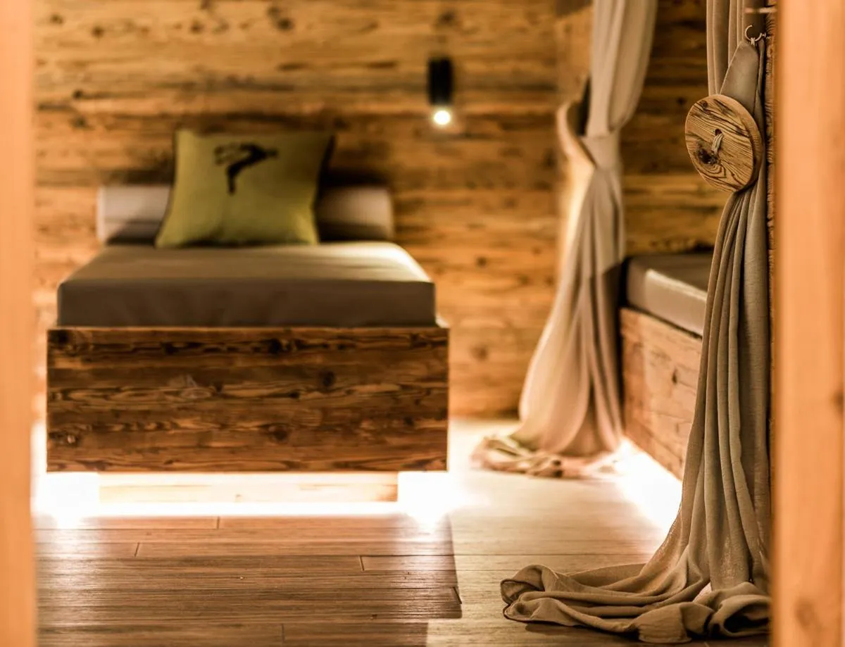 Sauna, Bed in Hotel Regglbergerhof