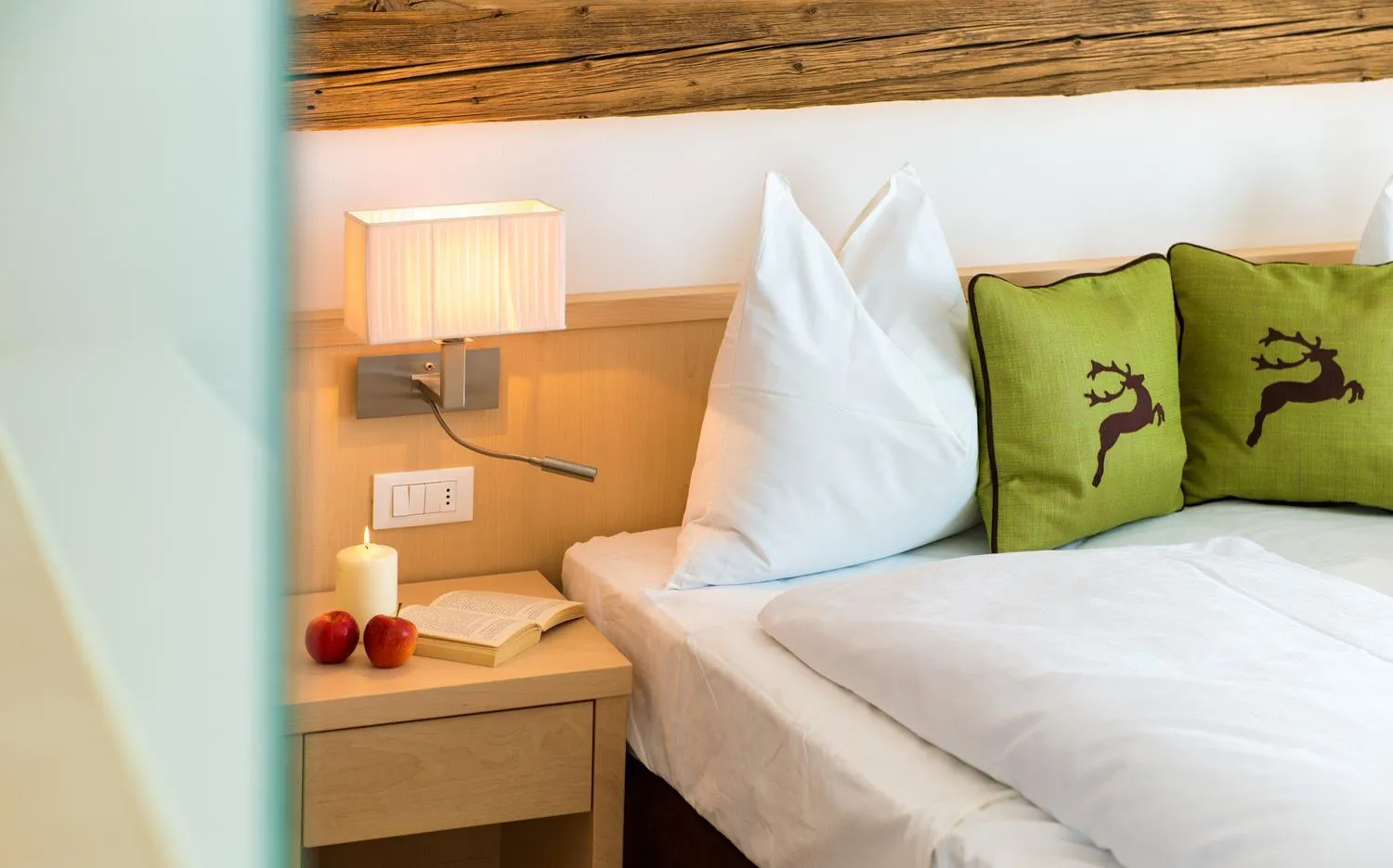 Decorative detail, Bed in Hotel Regglbergerhof