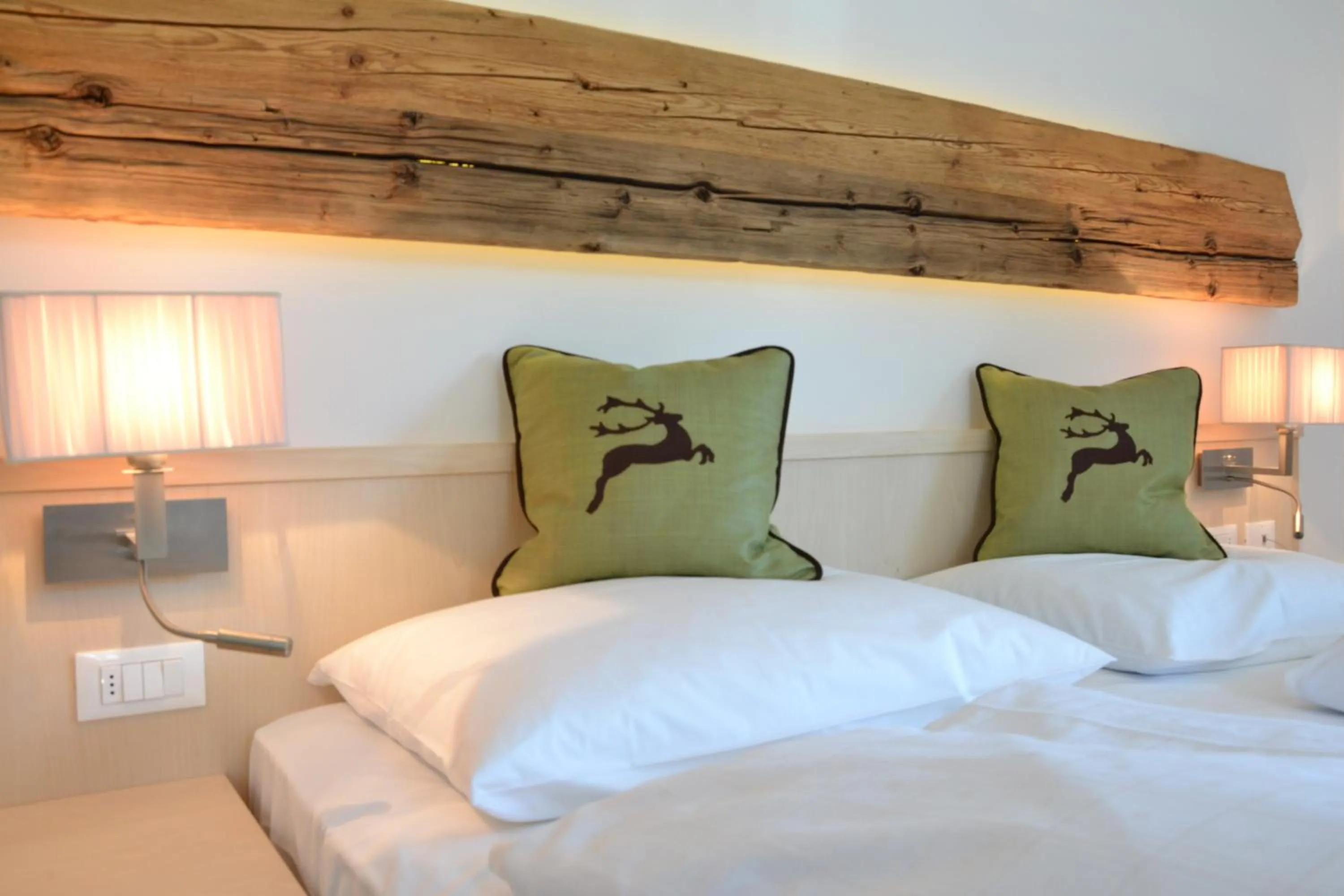 Decorative detail, Bed in Hotel Regglbergerhof