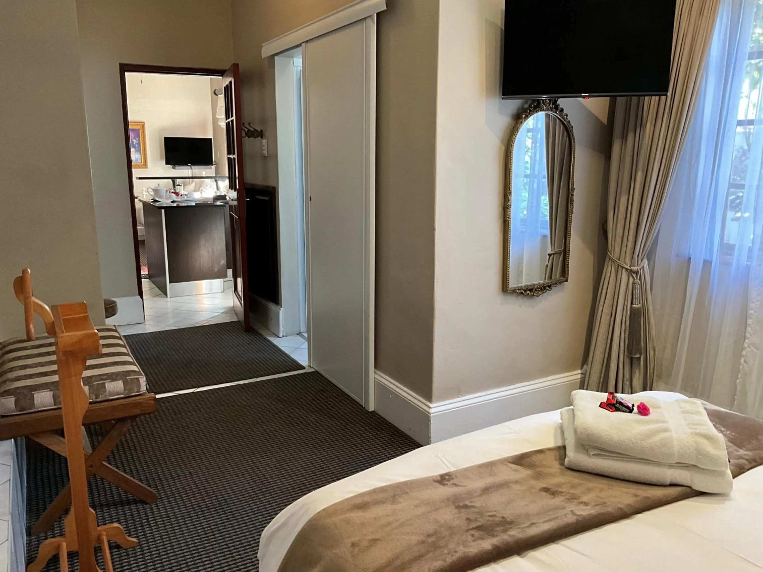 Bed in Brighton Lodge - #Solar Energy #No Loadshedding