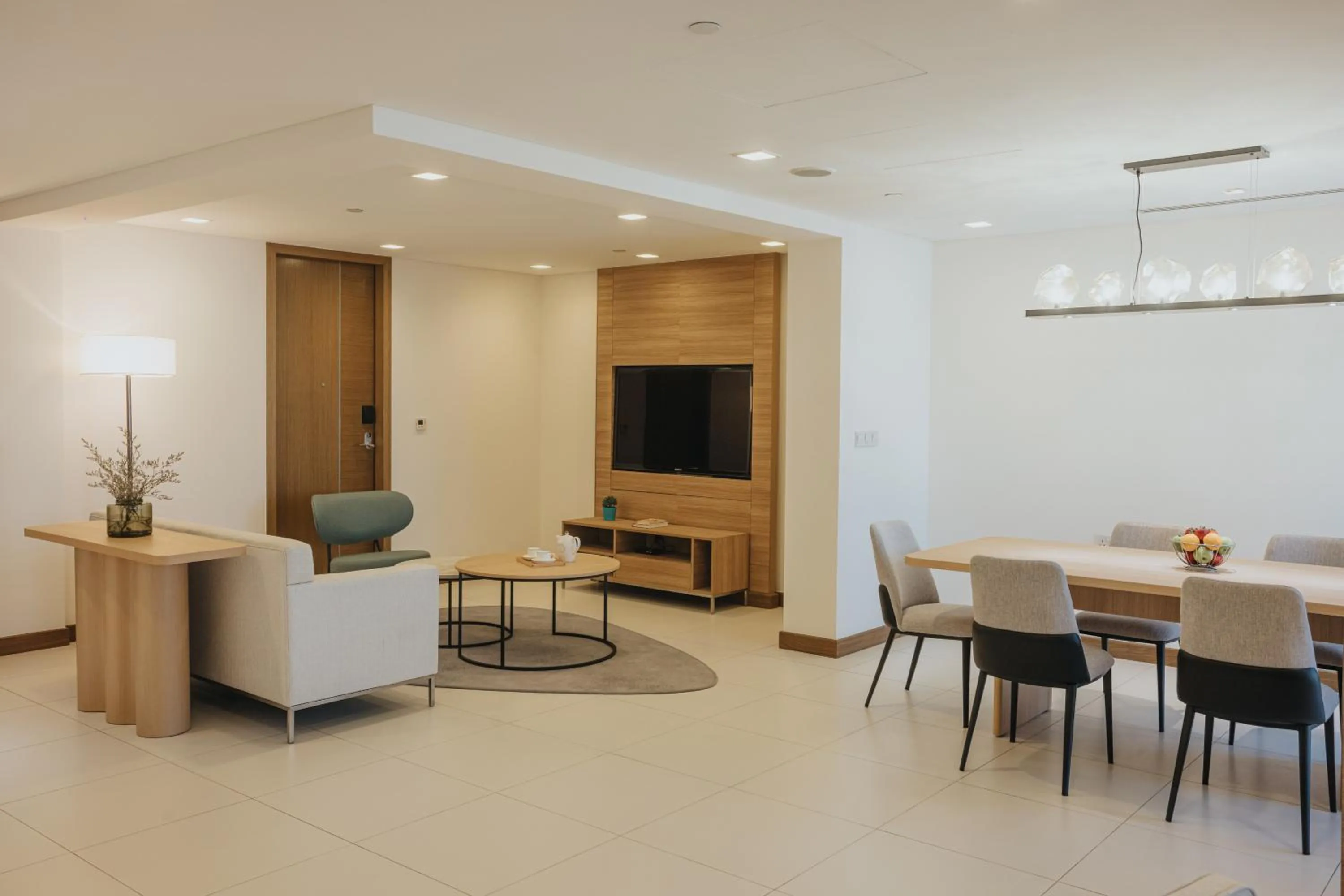 Living room in Novotel Living Singapore Orchard