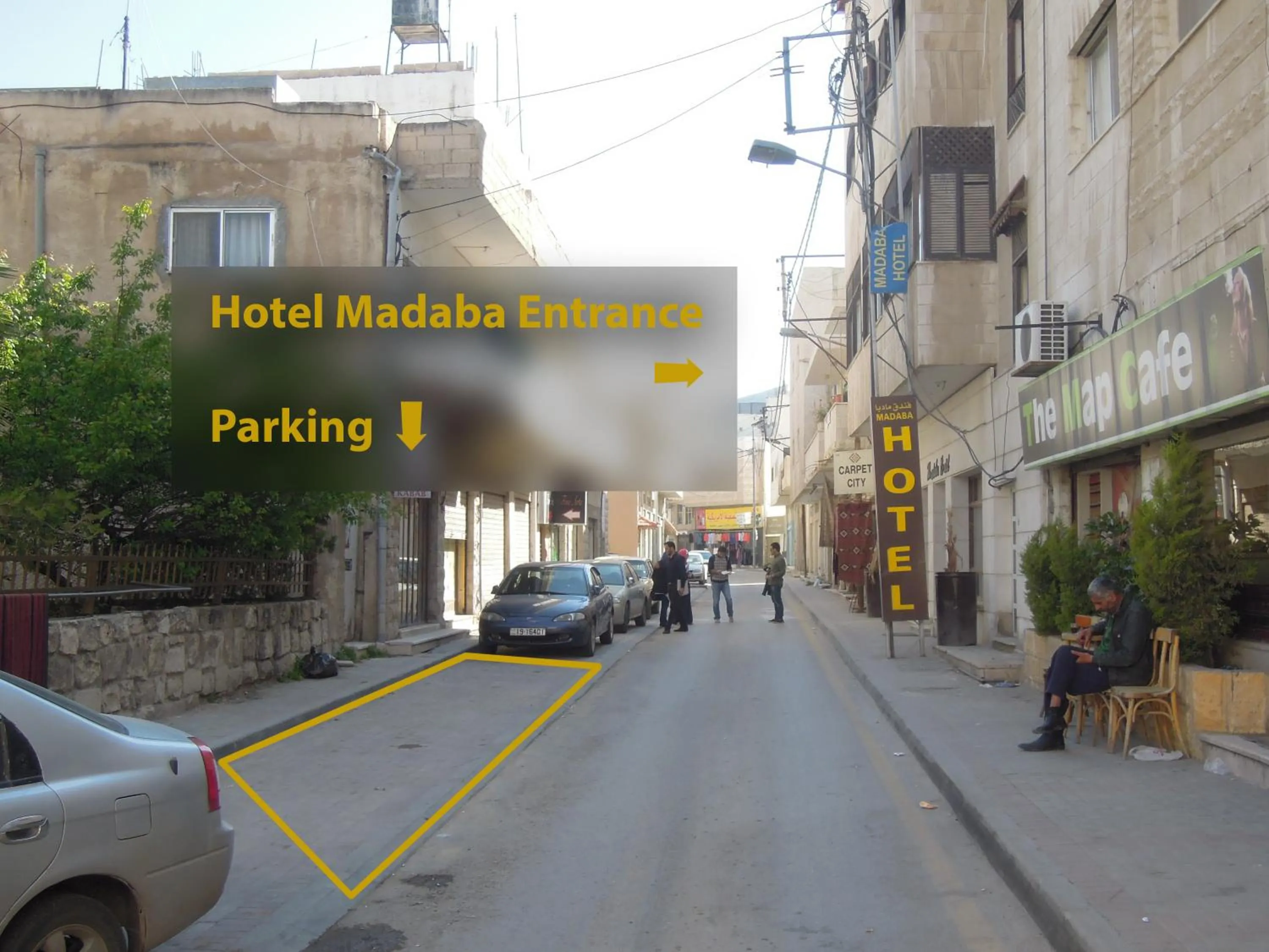 Property building in Madaba Hotel