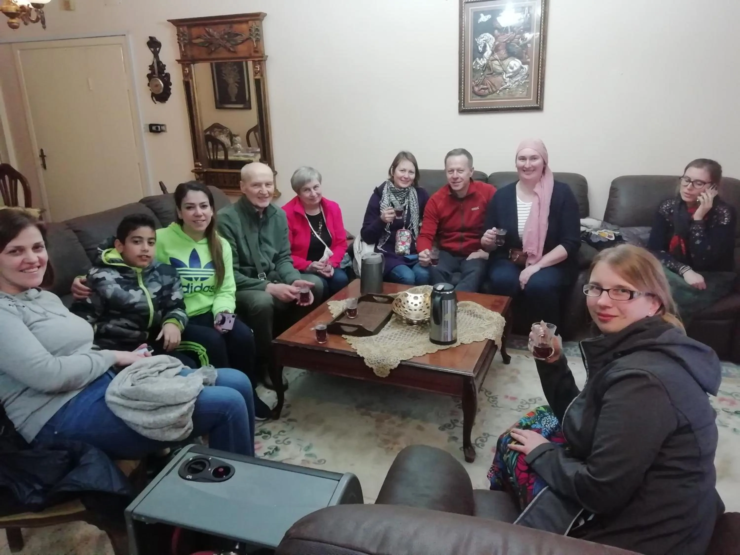 People in Madaba Hotel