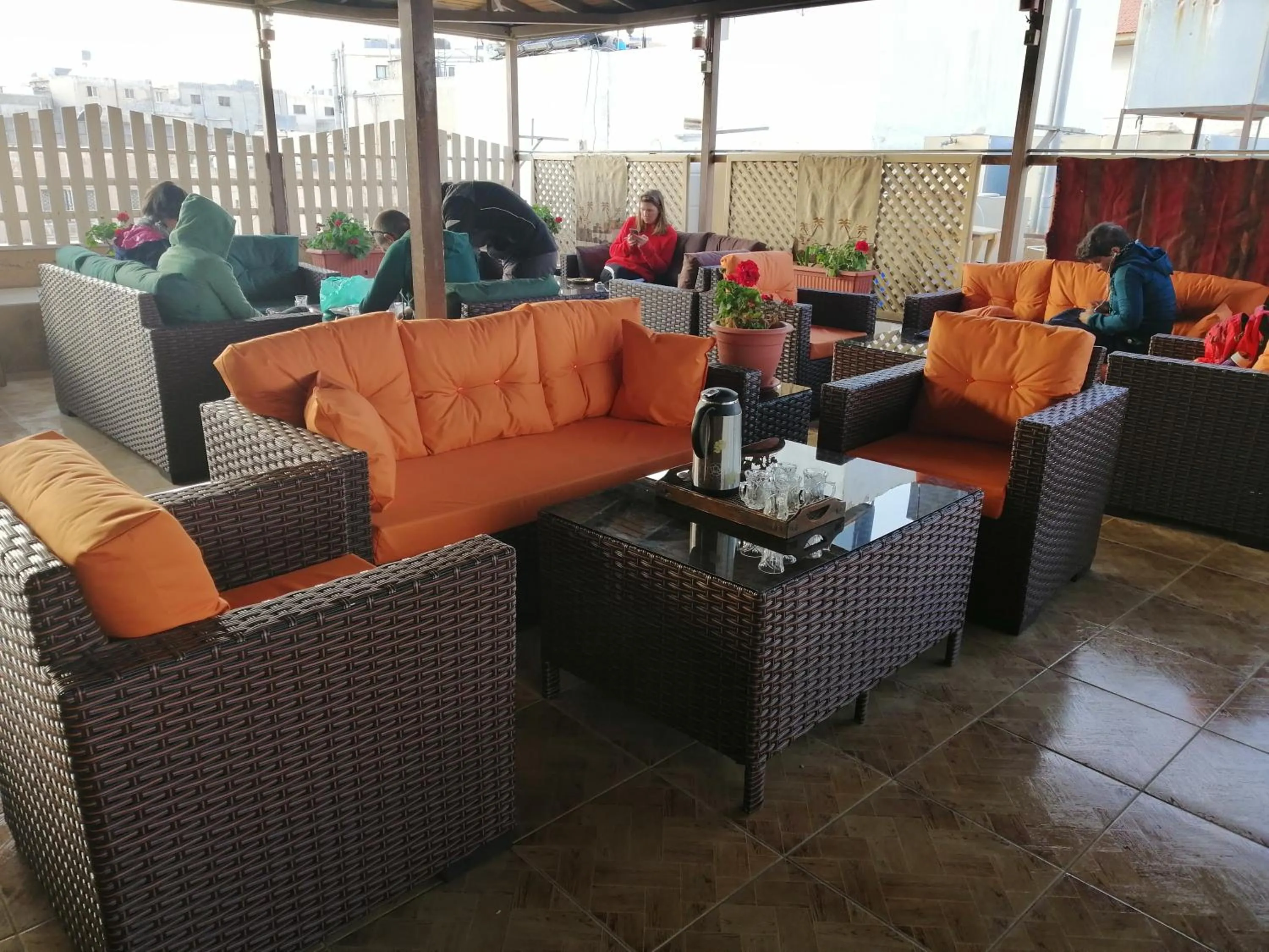 Balcony/Terrace in Madaba Hotel