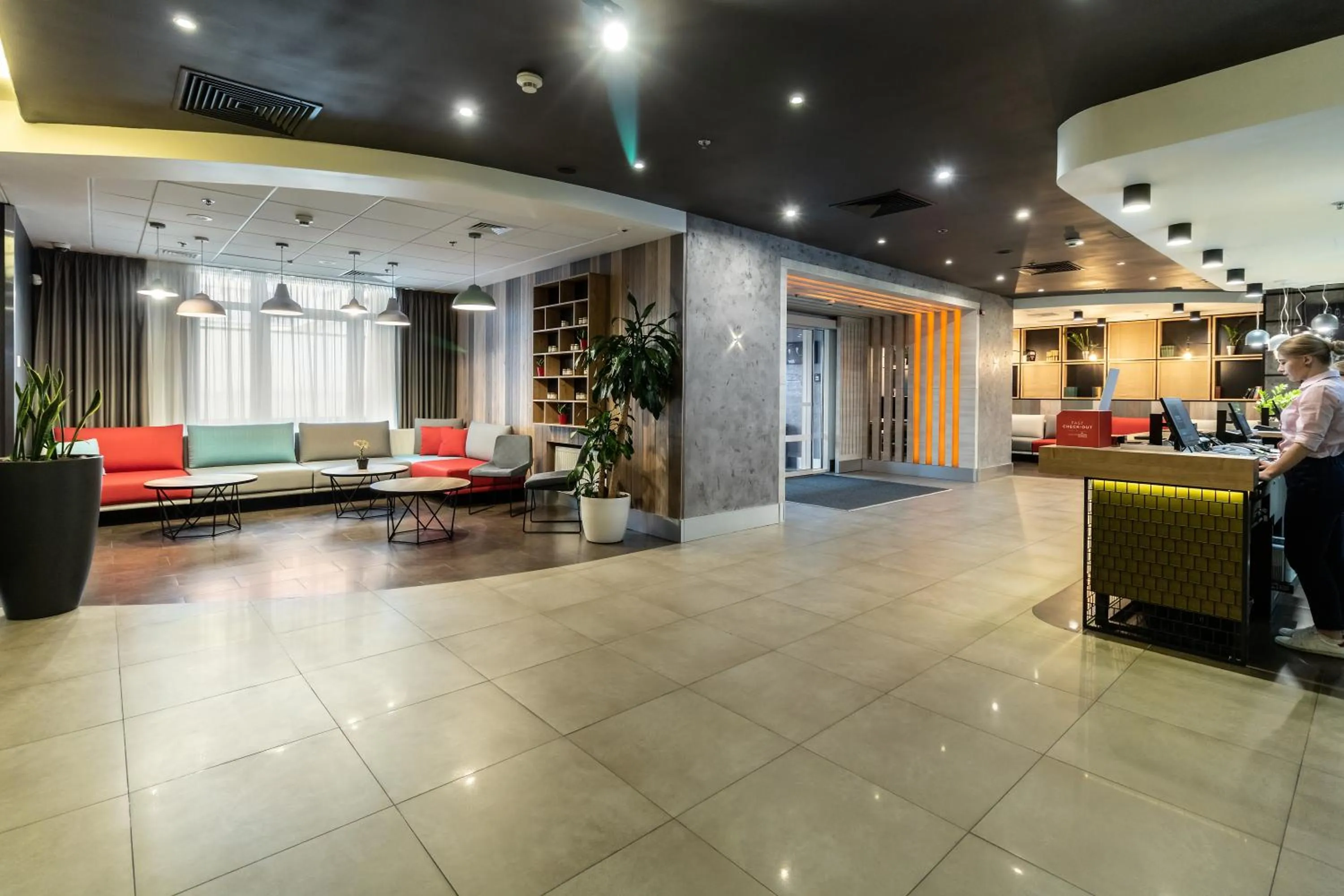Lobby or reception in ibis Kyiv City Center