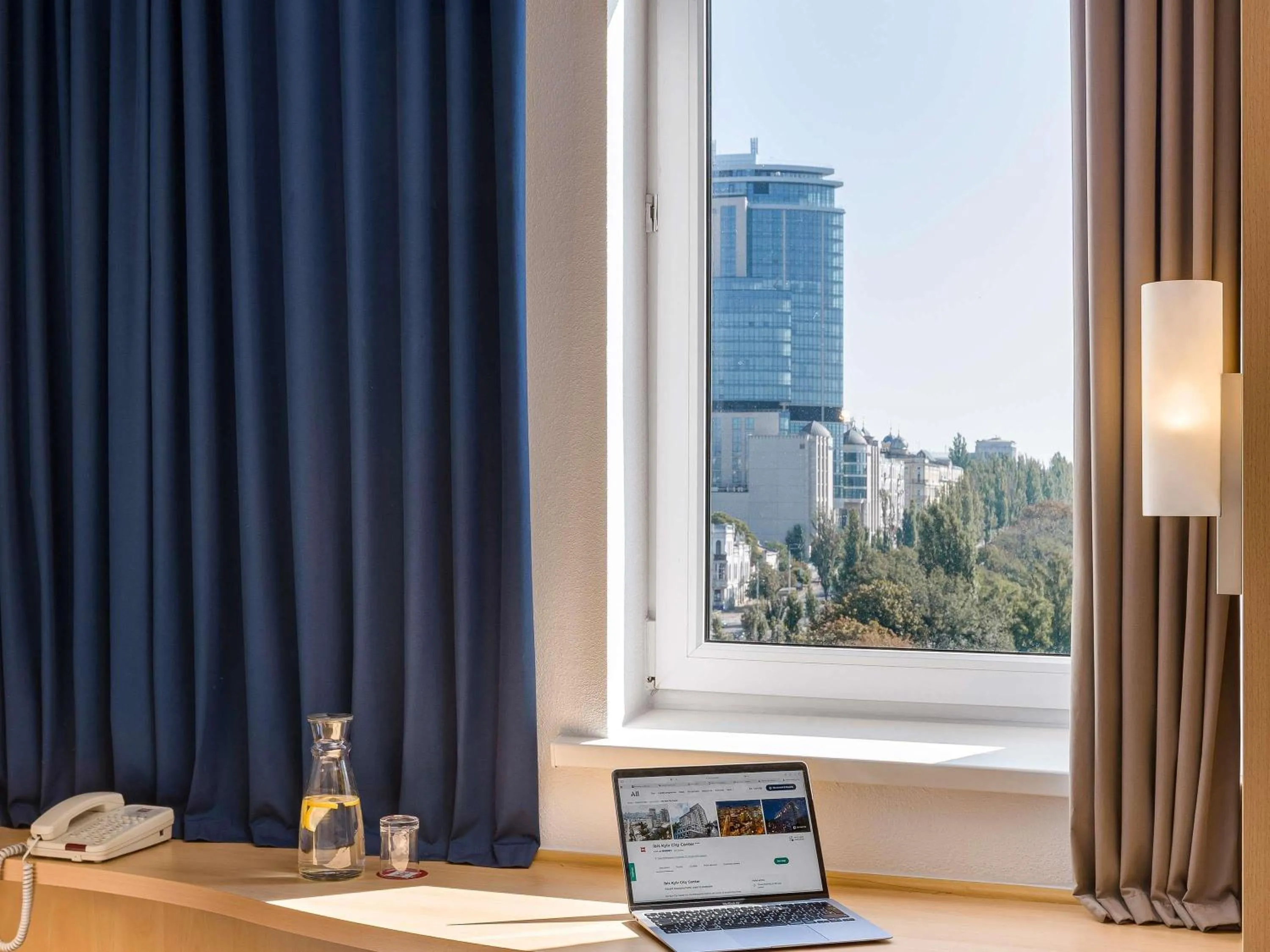 Bedroom in ibis Kyiv City Center