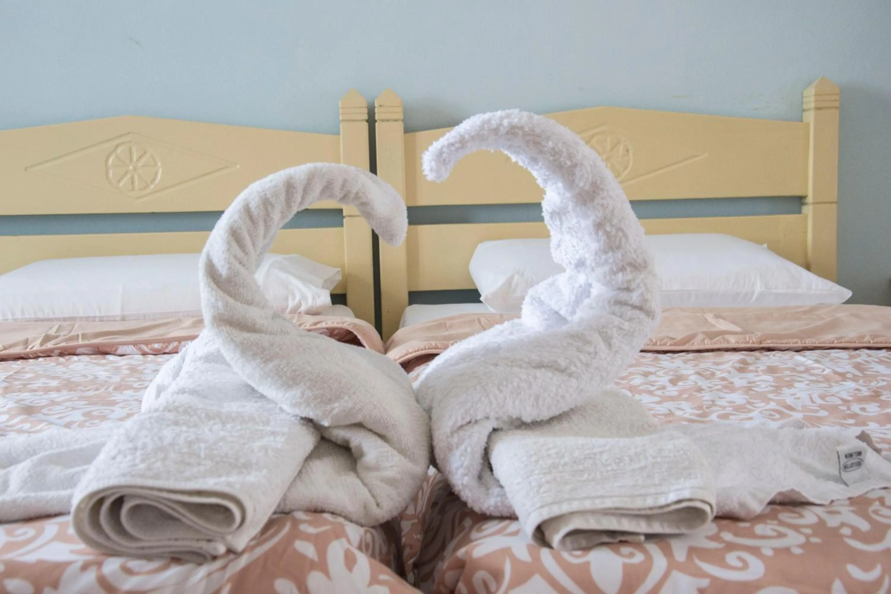 Bed in Vardes Hotel Studios