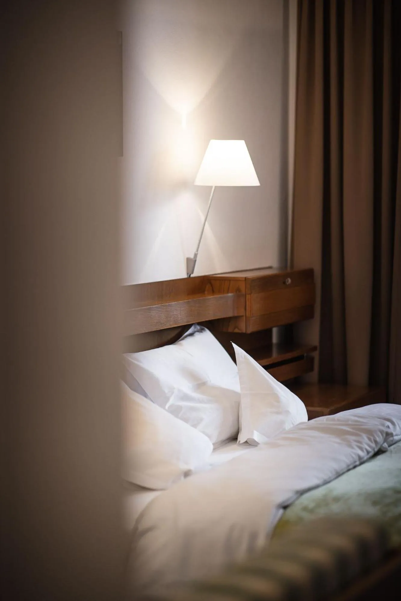 Bed in Hotel Mühlwald