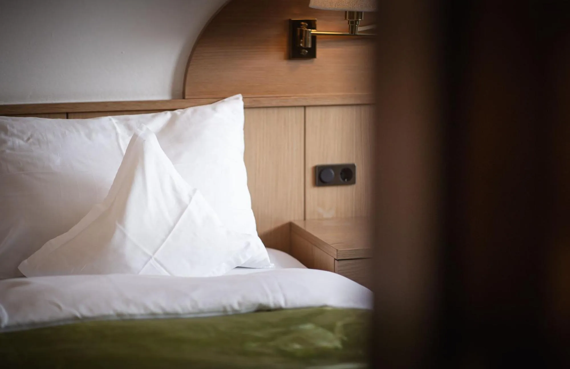 Bed in Hotel Mühlwald