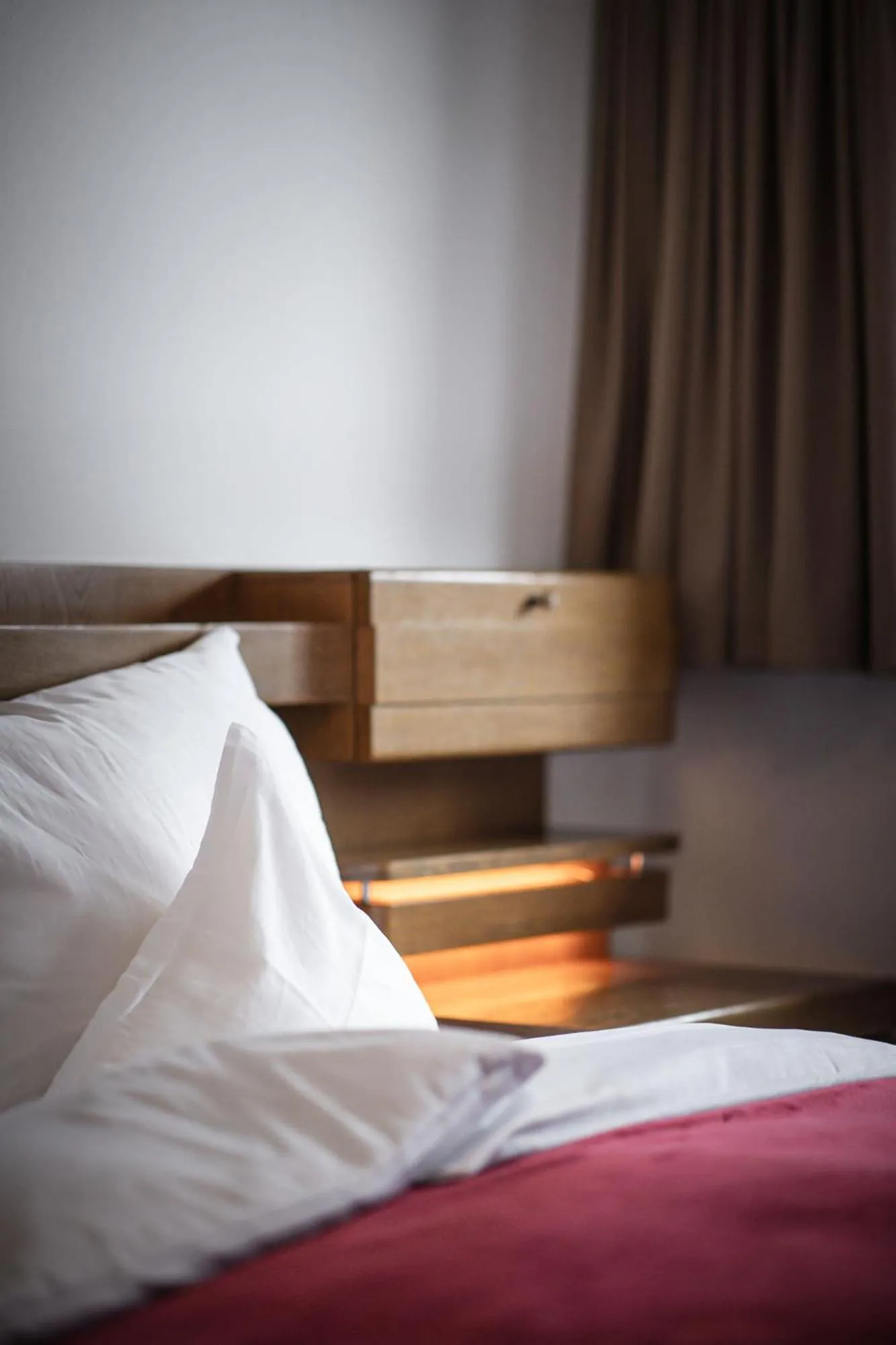 Bed in Hotel Mühlwald