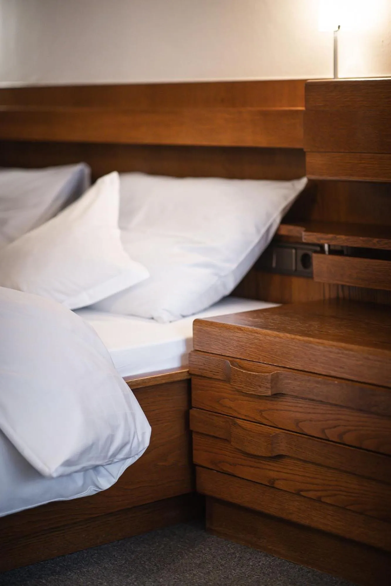 Bed in Hotel Mühlwald