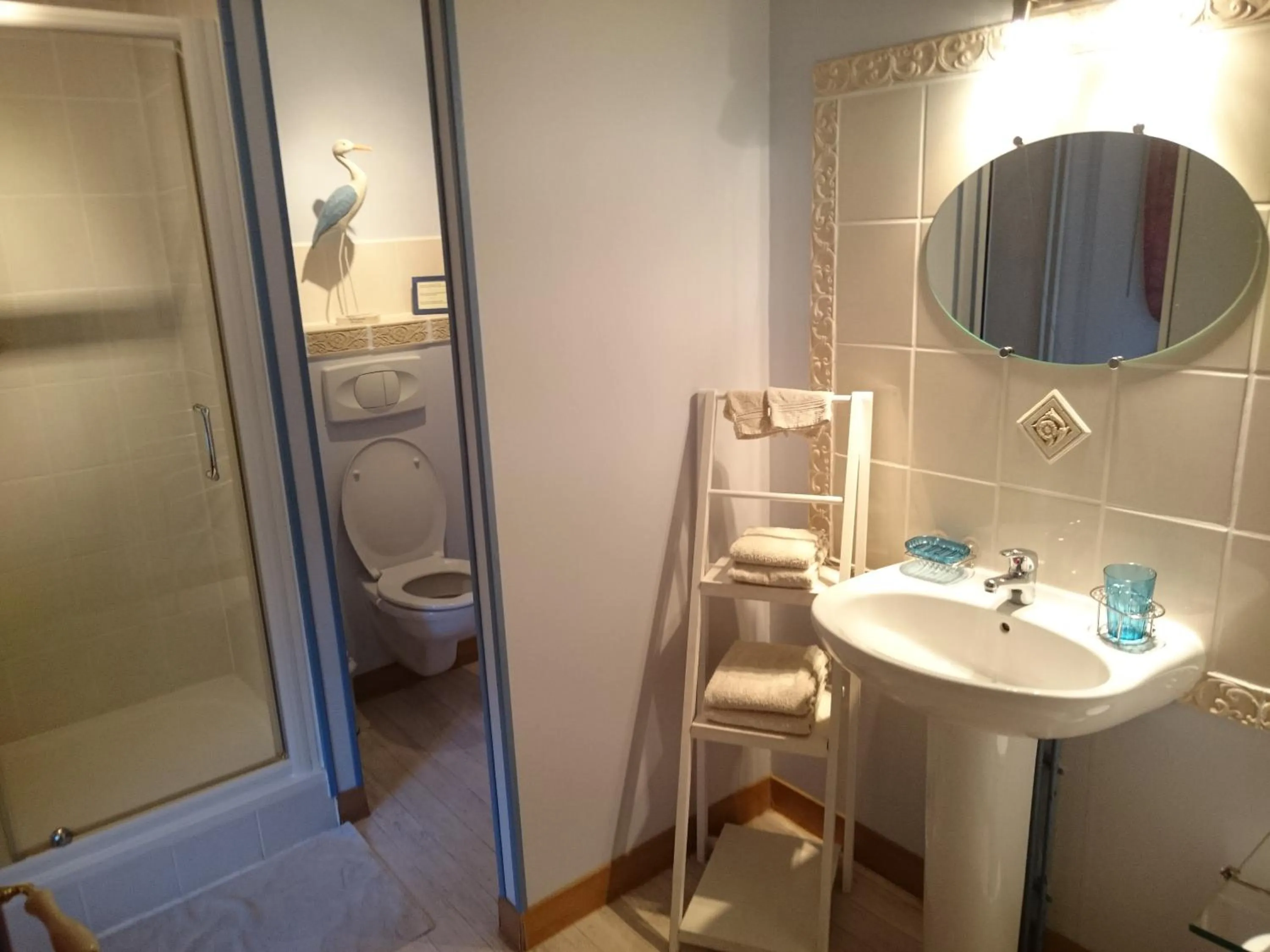 Bathroom in La Mare aux 3 Diables