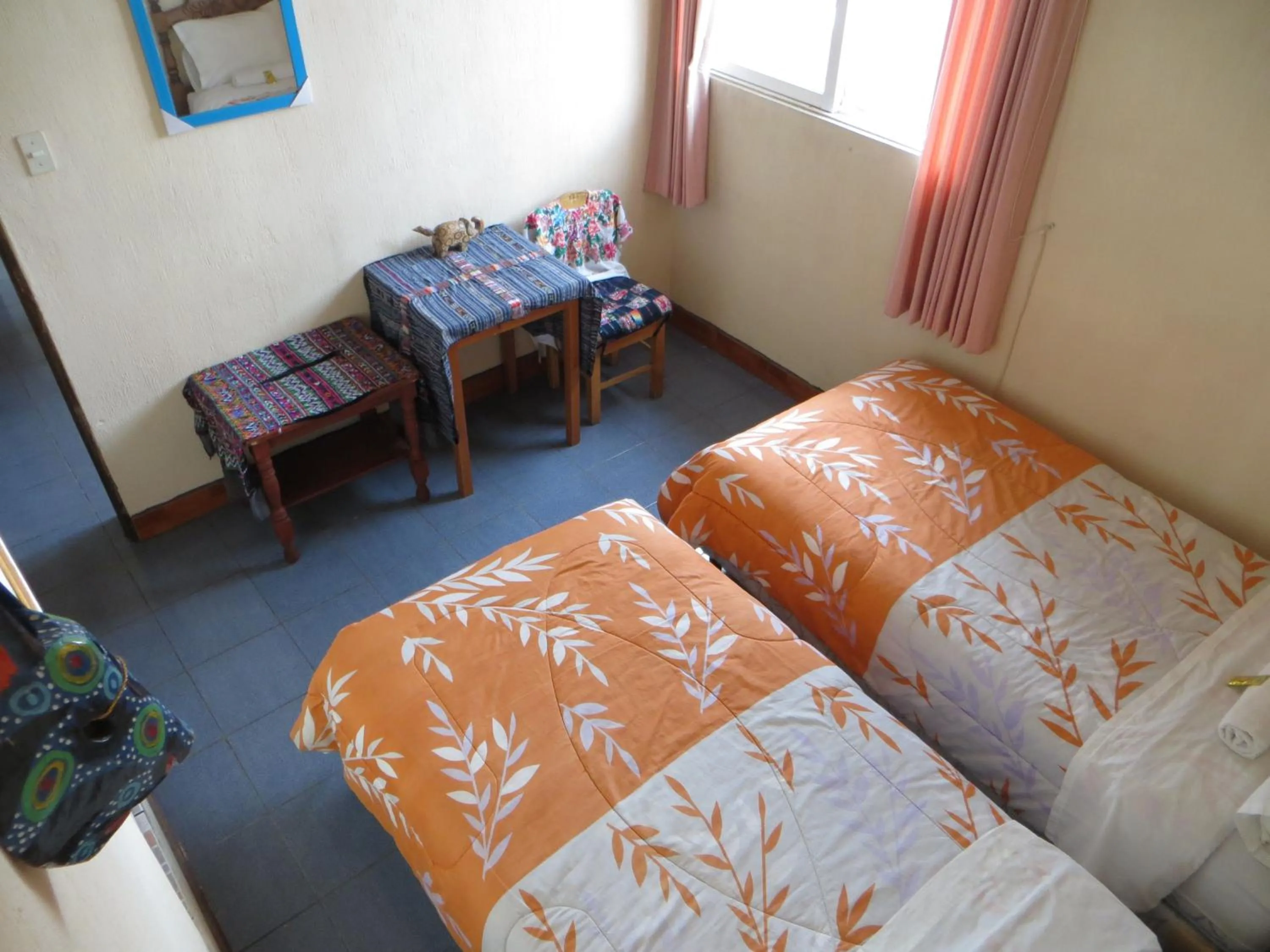 Decorative detail, Bed in Hotel Chalet