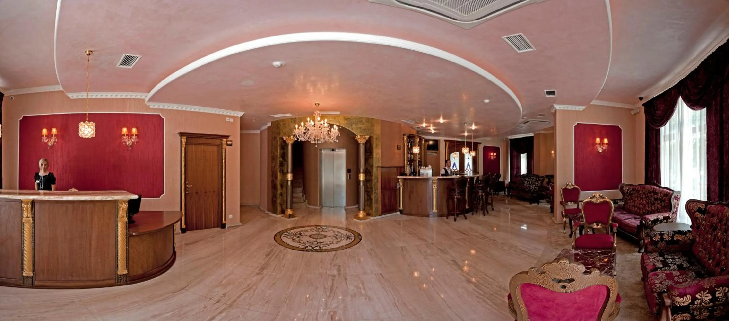 Lobby or reception in Kristel Hotel