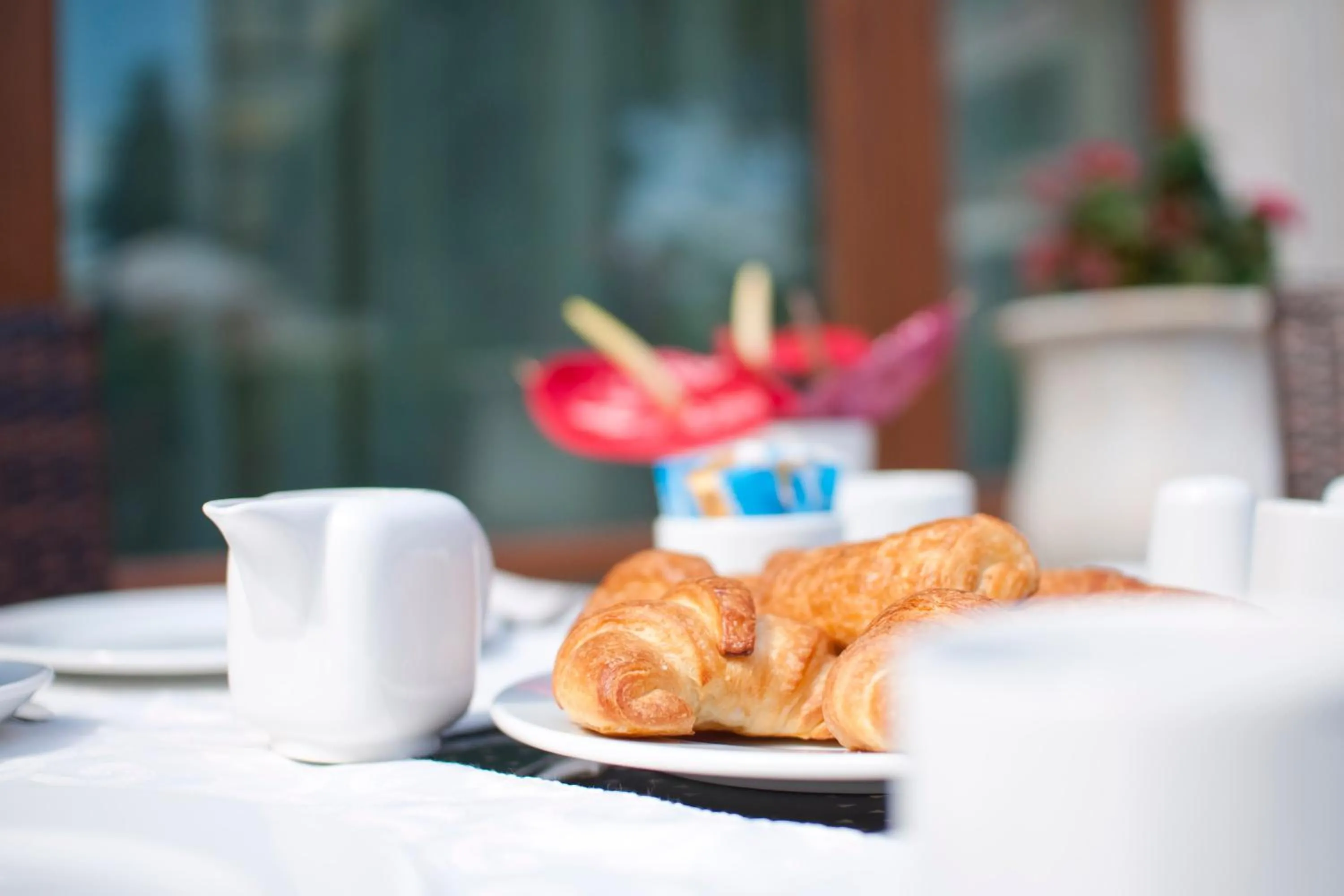 Buffet breakfast in Kristel Hotel