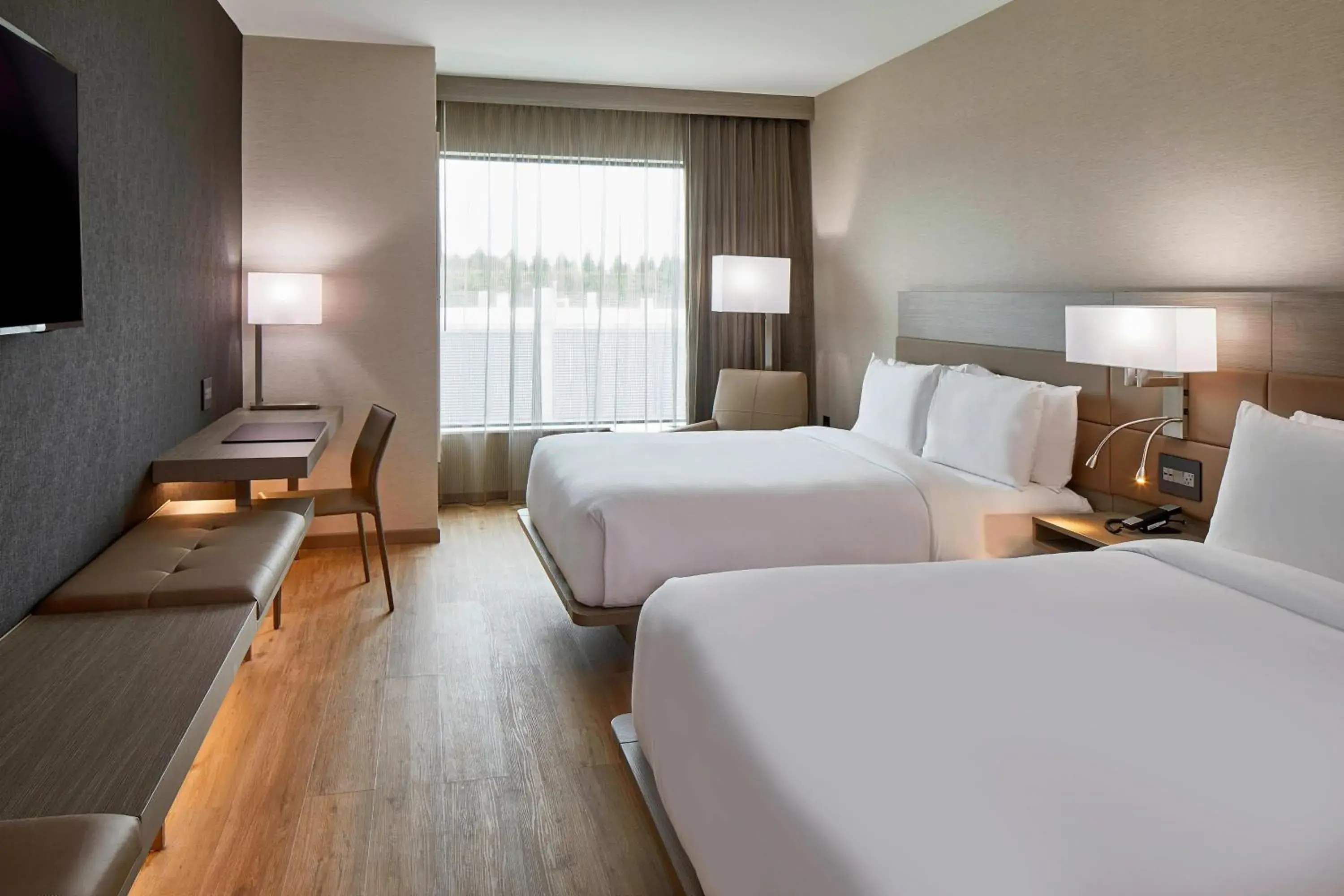 Double Queen Room in AC Hotel by Marriott Cleveland Beachwood Double Queen Room in AC Hotel by Marriott Cleveland Beachwood