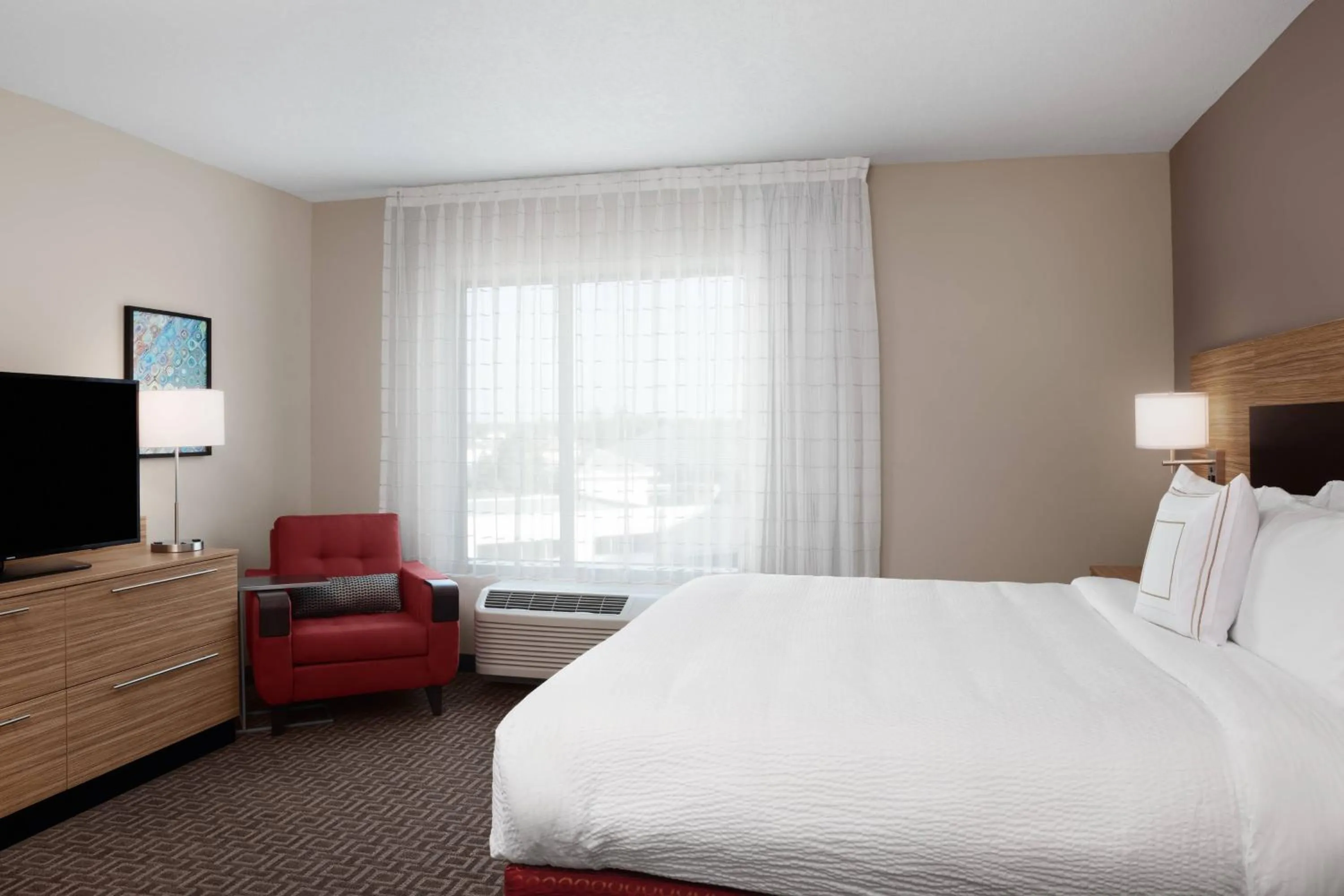 Photo of the whole room, Bed in TownePlace Suites by Marriott Orlando Theme Parks Lake Buena Vista