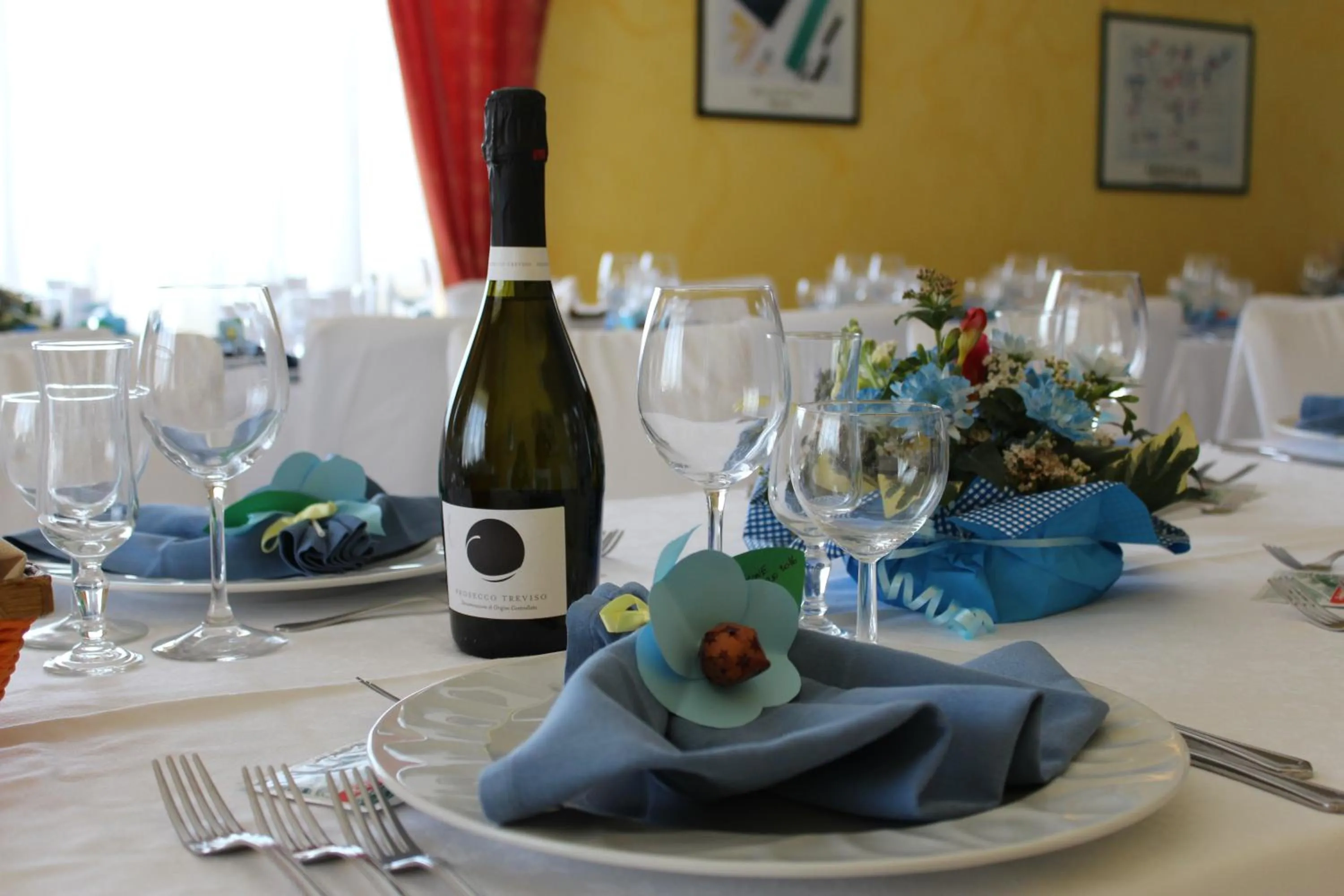 Dining area in Hotel Aquila