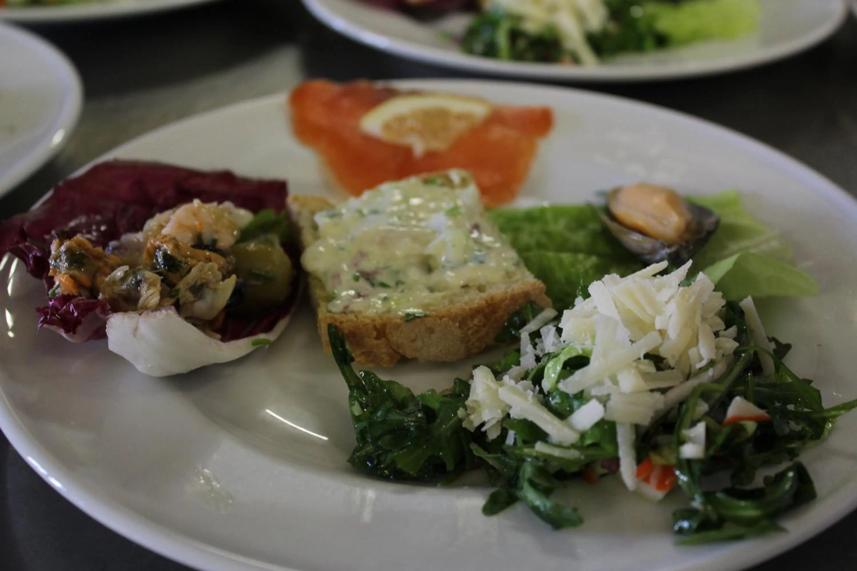 Food close-up in Hotel Aquila