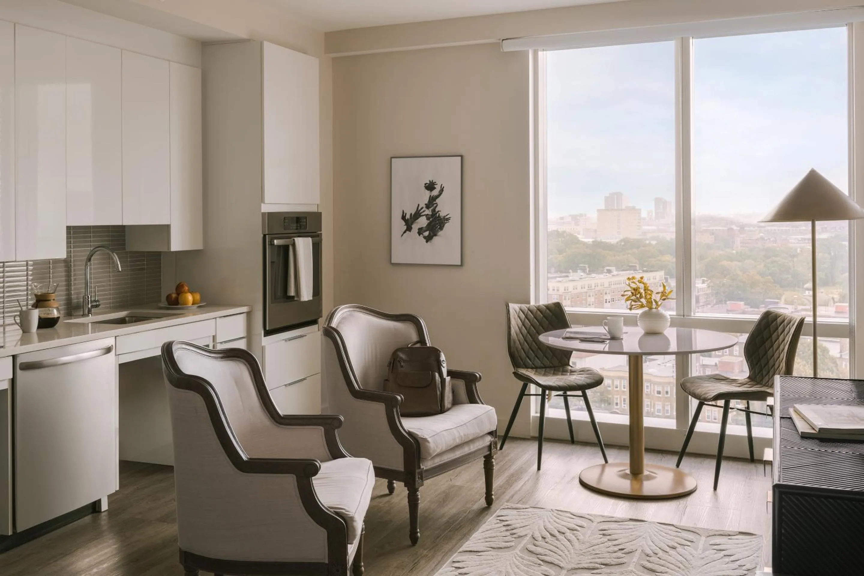 Queen Studio - Disability Access in Sonder by Marriott Bonvoy Pierce Boston Apartments Fenway