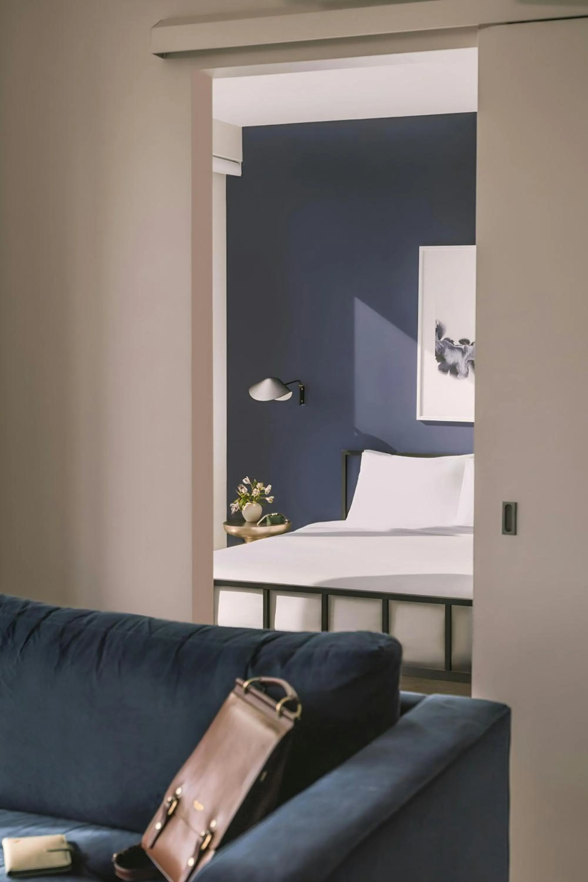 Living room in Sonder by Marriott Bonvoy Pierce Boston Apartments Fenway