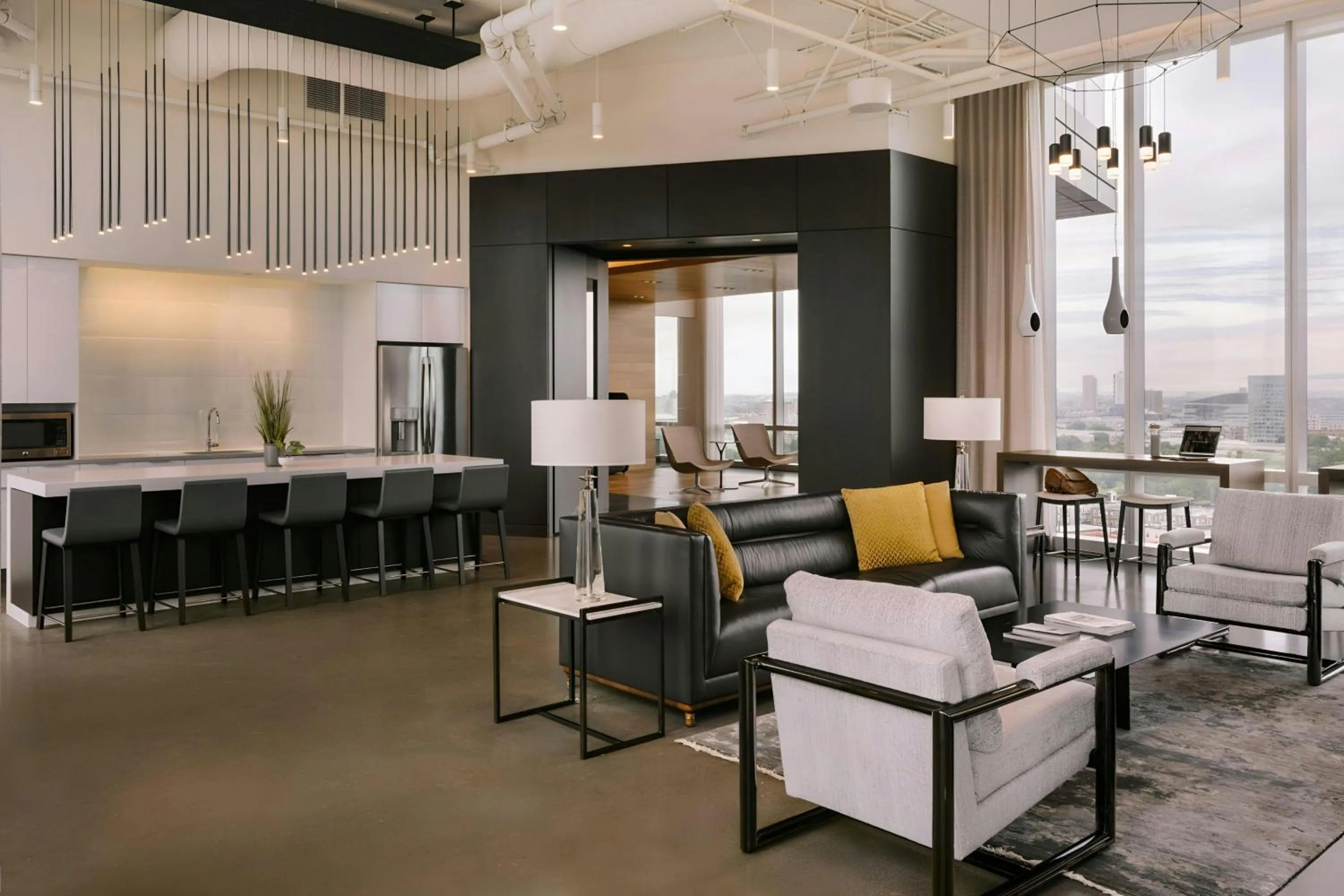 Lounge or bar in Sonder by Marriott Bonvoy Pierce Boston Apartments Fenway