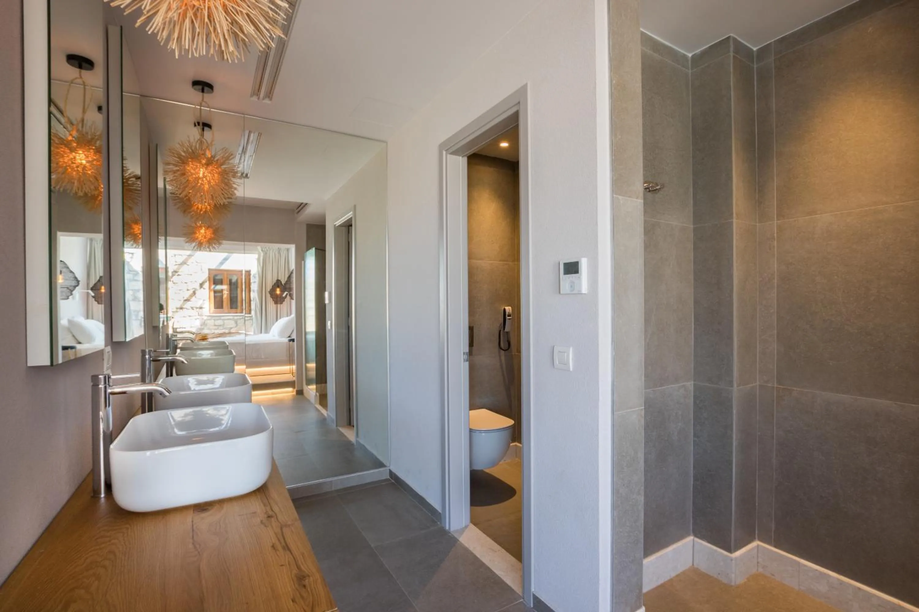 Bathroom in Aegean Village Beachfront Resort