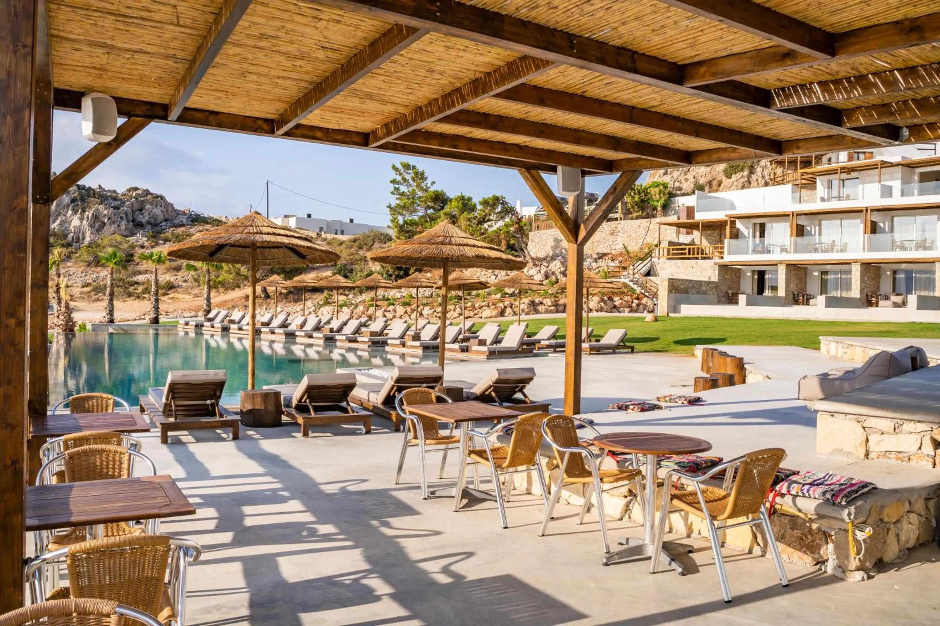 Swimming pool in Aegean Village Beachfront Resort