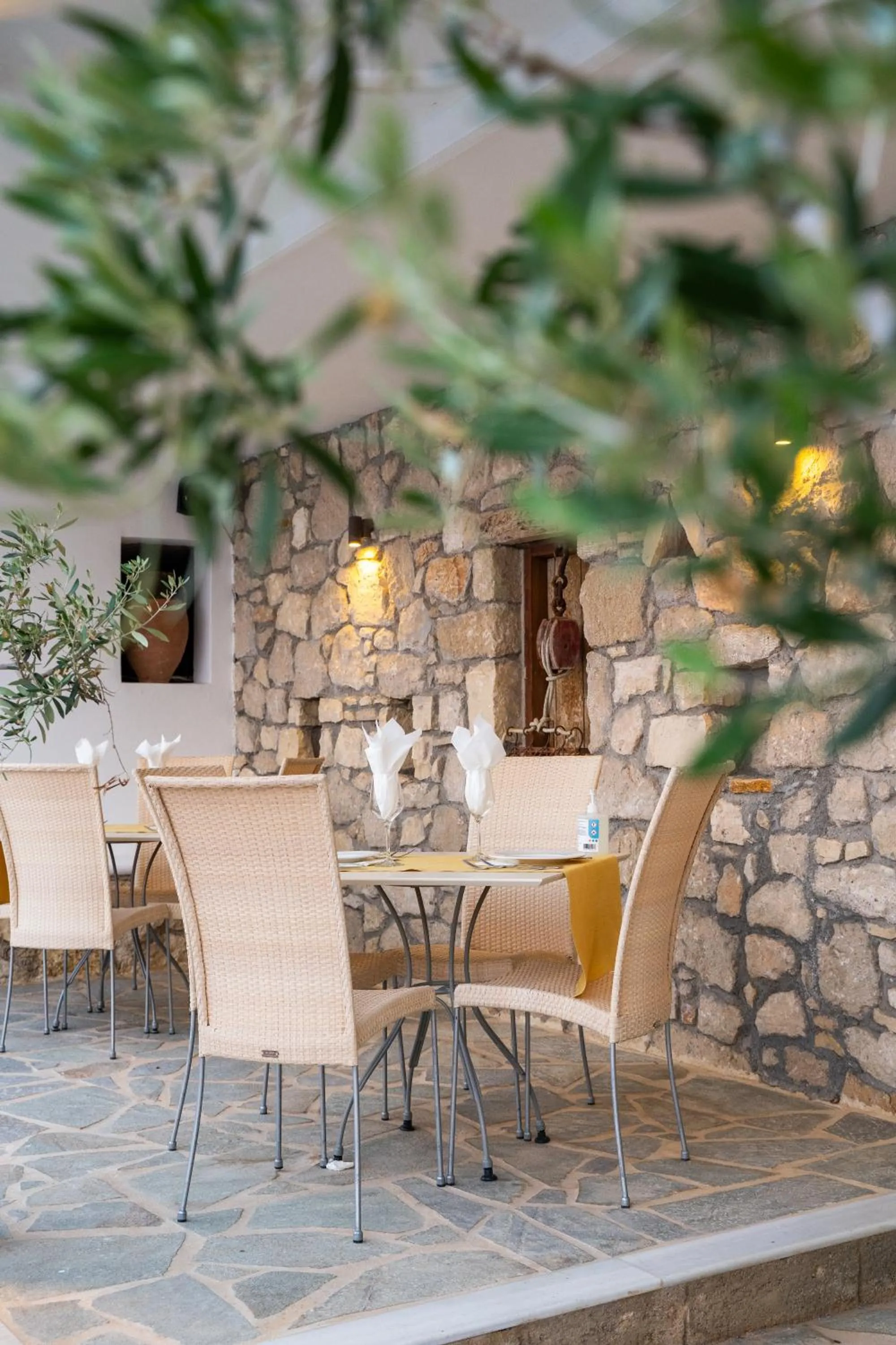 Seating area in Aegean Village Beachfront Resort