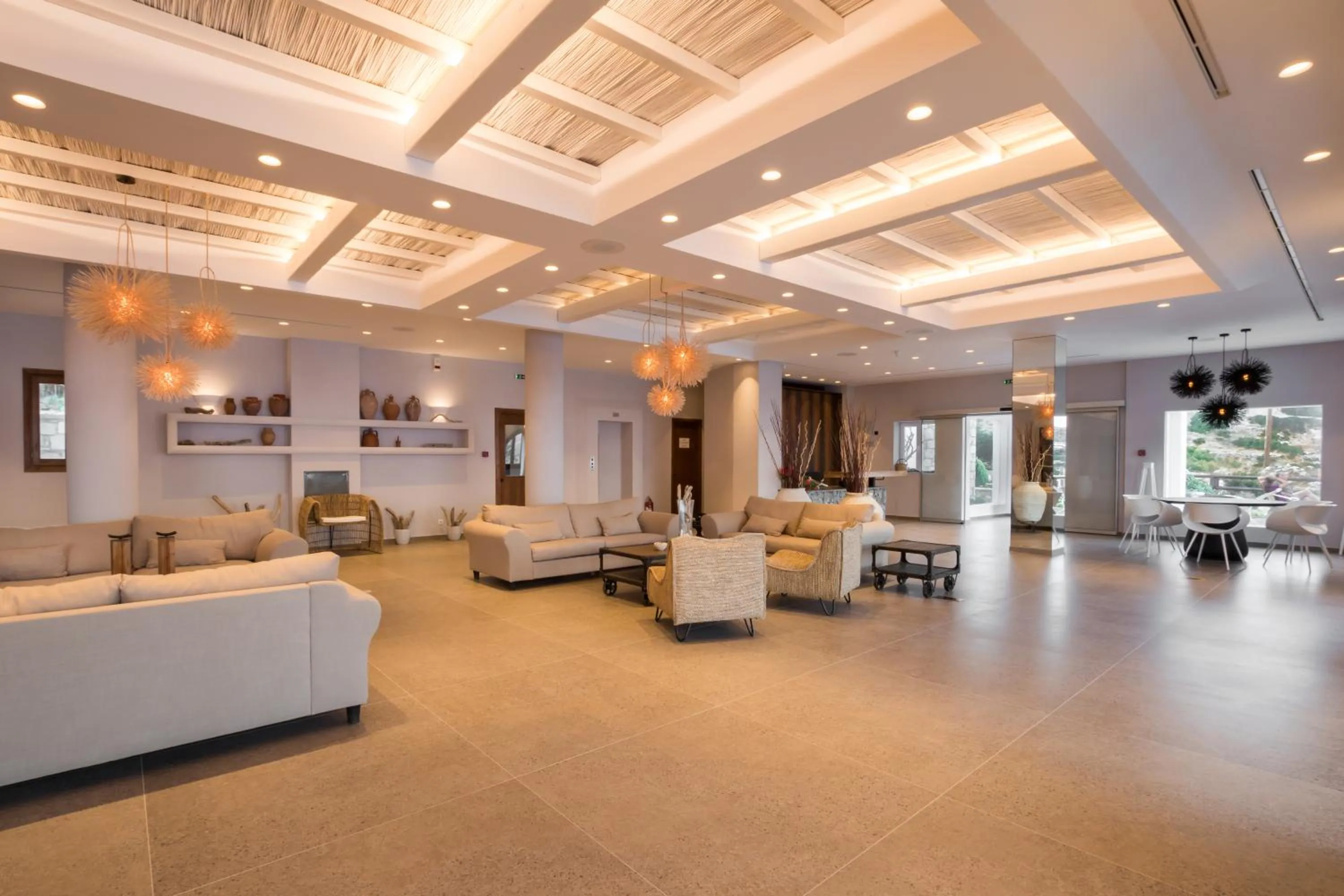 Living room in Aegean Village Beachfront Resort