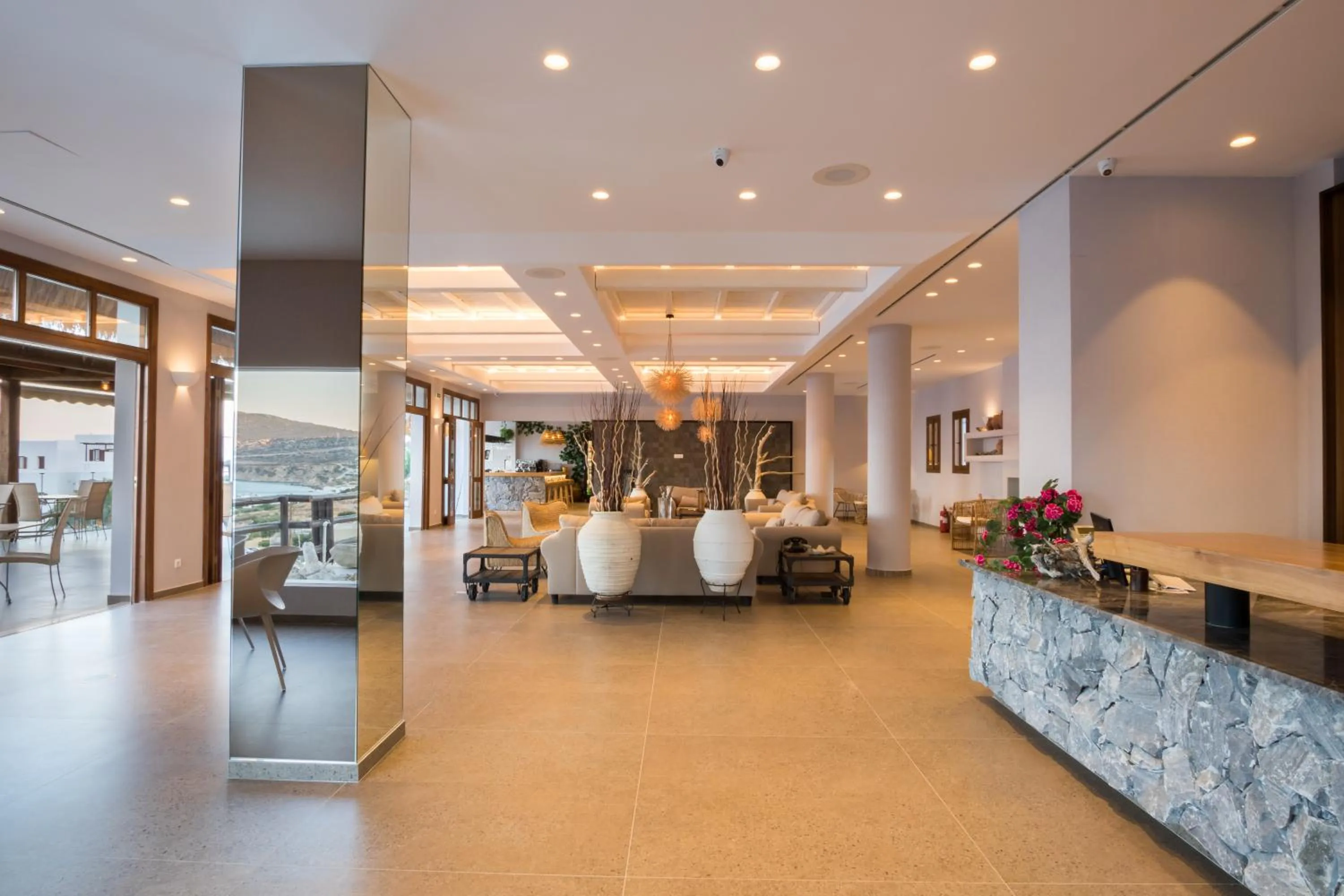Lobby or reception in Aegean Village Beachfront Resort