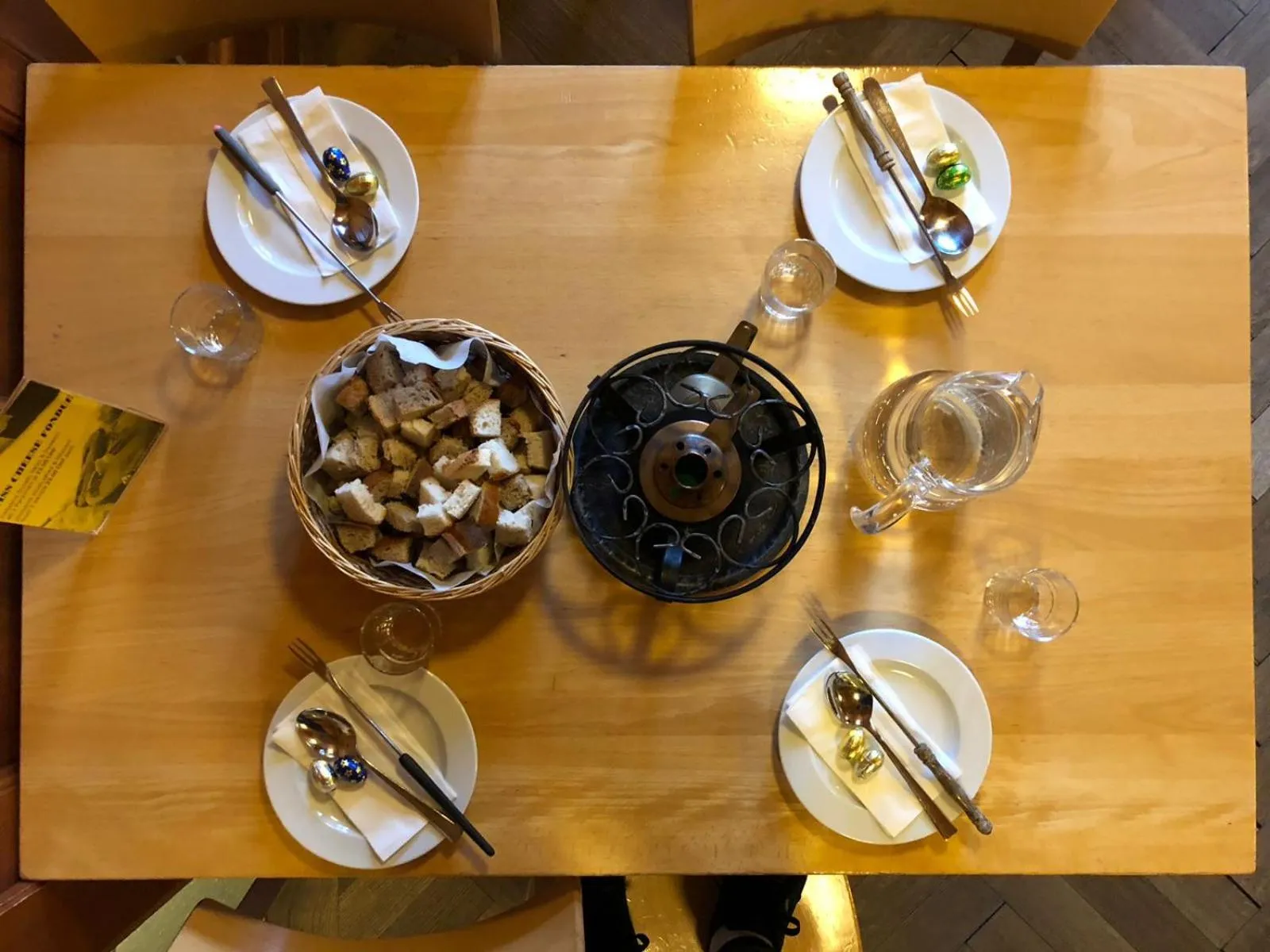 Food and drinks in Grindelwald Youth Hostel