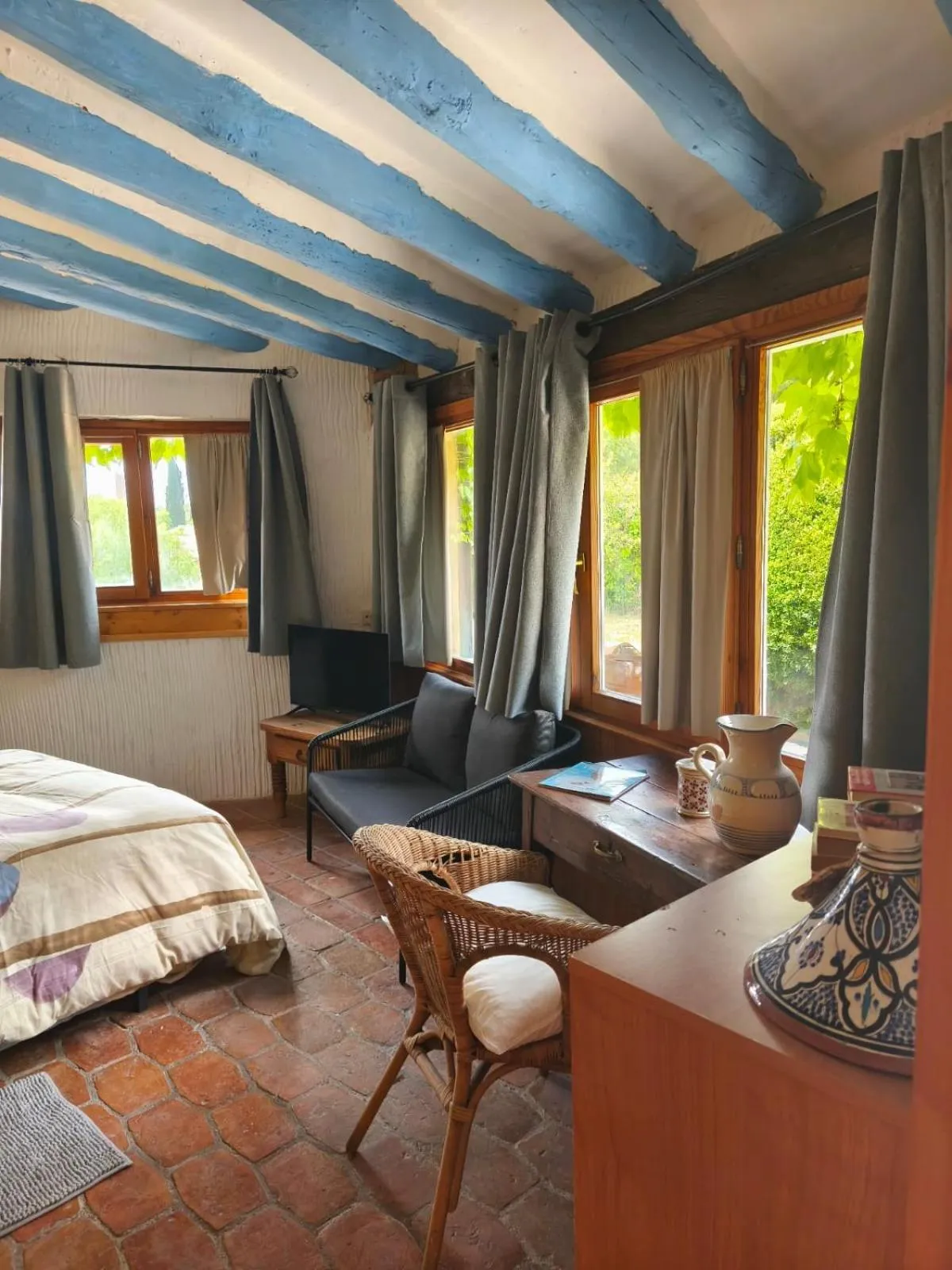 Bed in Hotel La Posada de Lalola