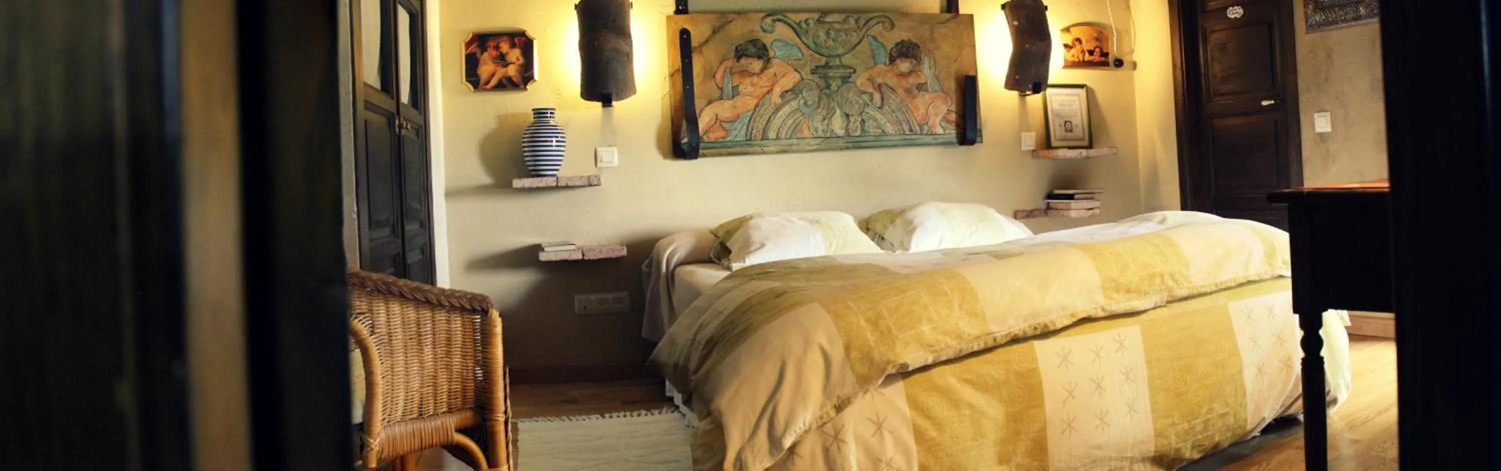 Bed in Hotel La Posada de Lalola