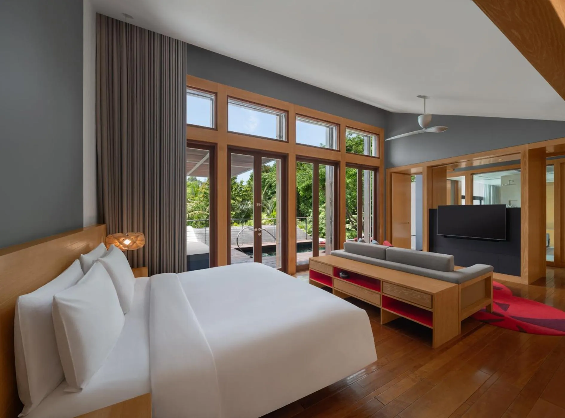 Bedroom, Bed in W Koh Samui