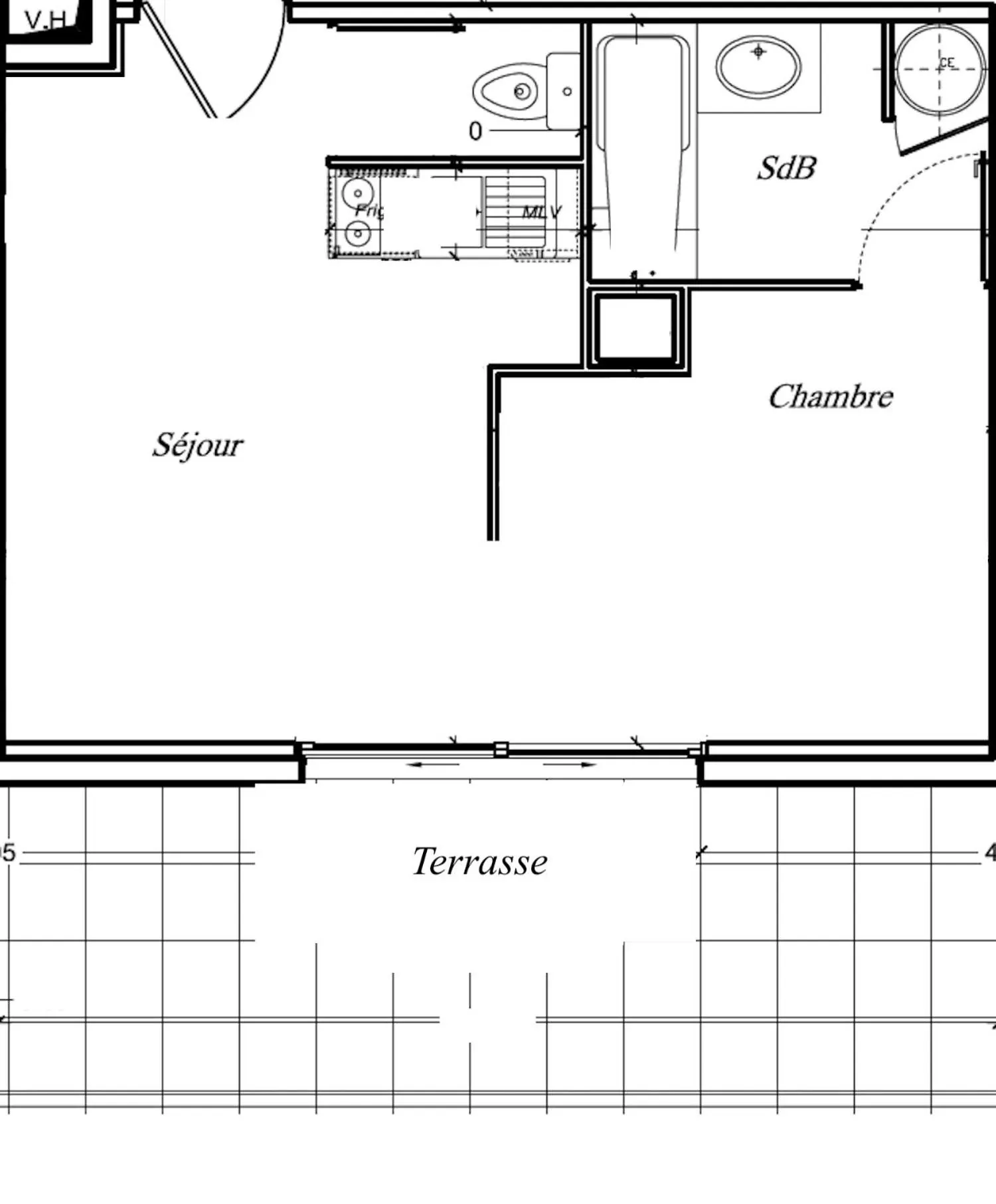 Photo of the whole room in Annemasse Apparts