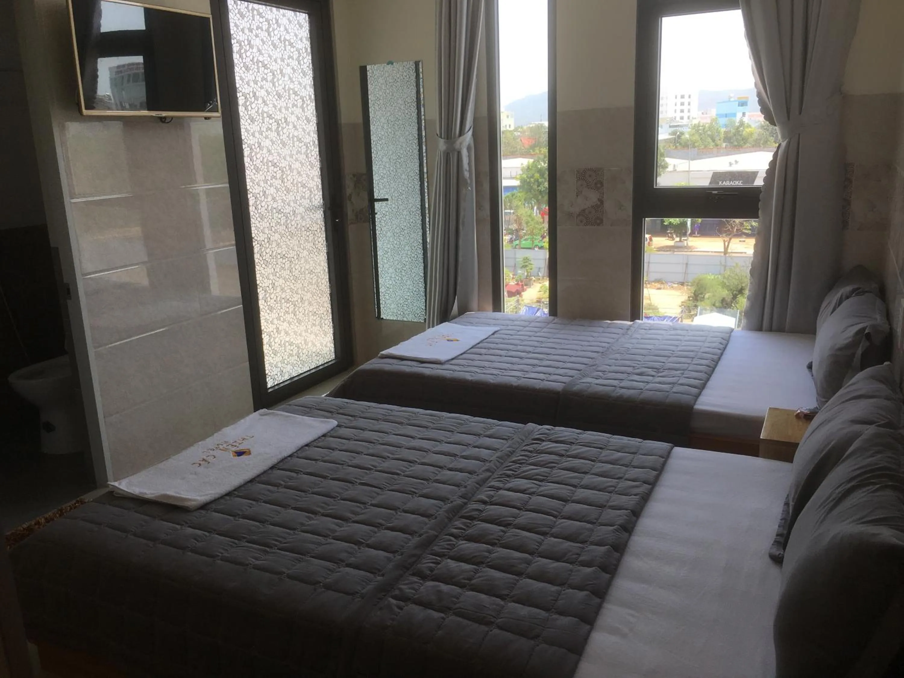 Bed in Thiên Các 2 Hotel