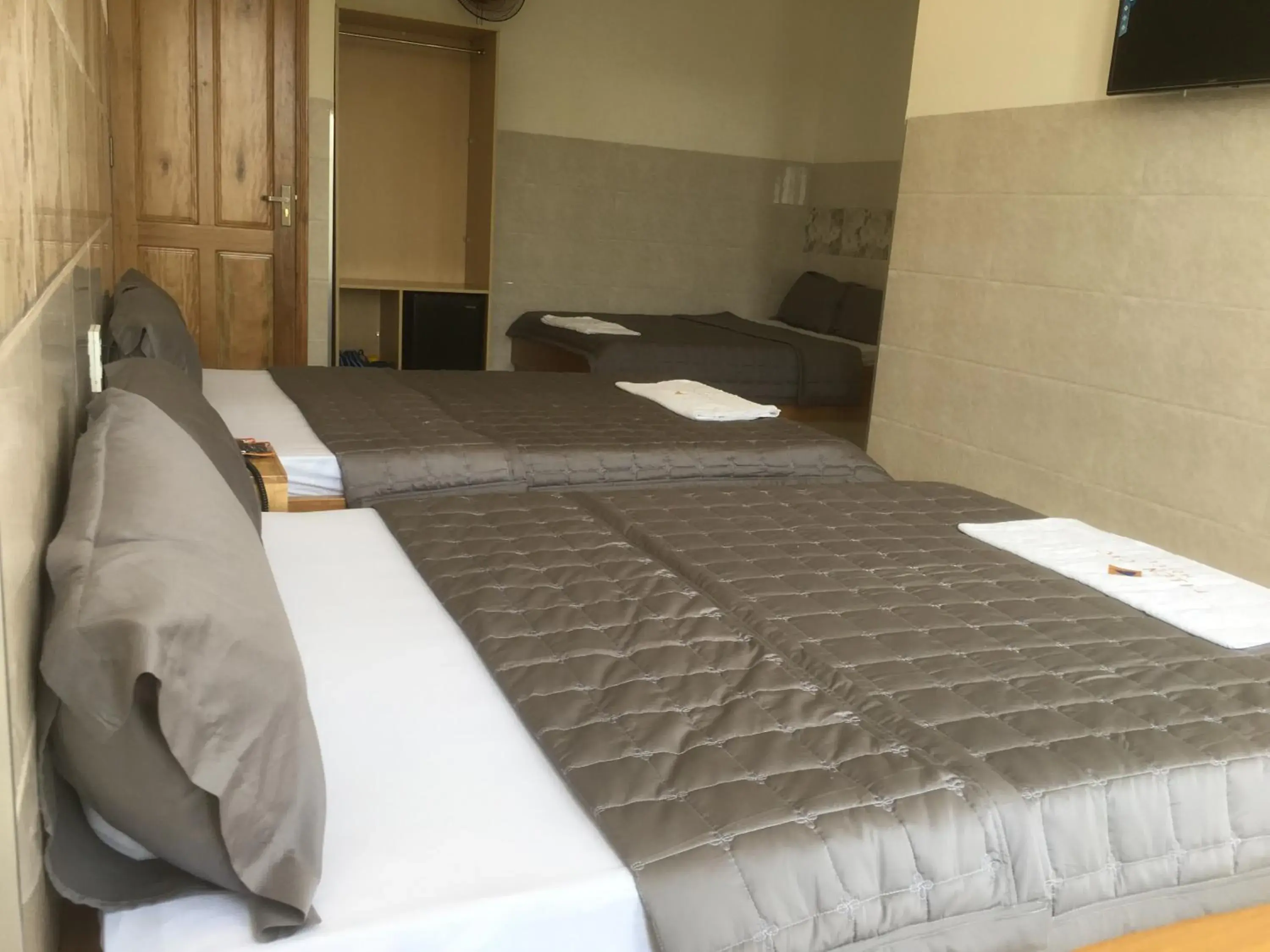 Bed in Thiên Các 2 Hotel Bed in Thiên Các 2 Hotel