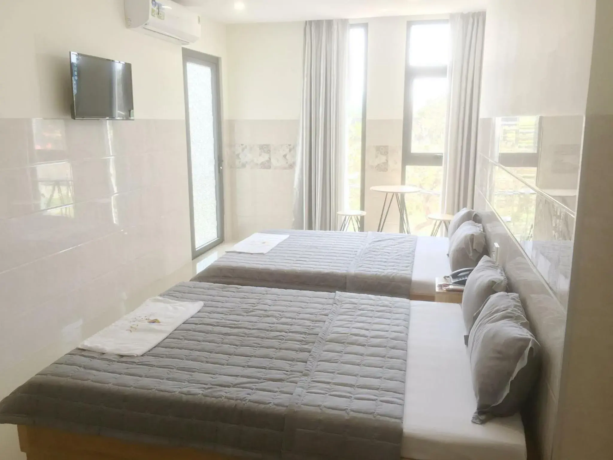 Bed in Thiên Các 2 Hotel Bed in Thiên Các 2 Hotel