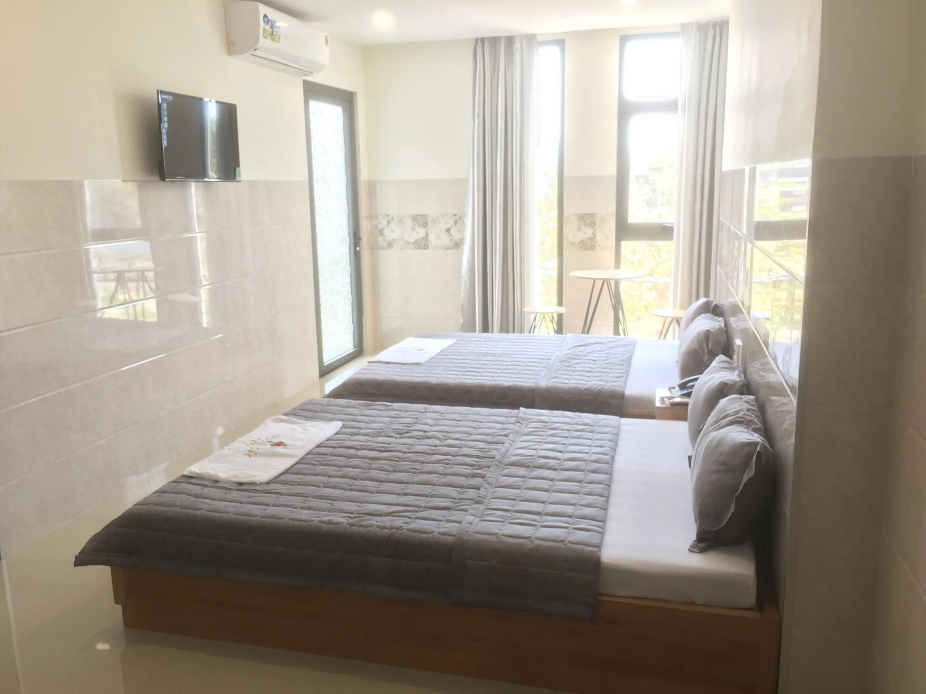 Bed in Thiên Các 2 Hotel