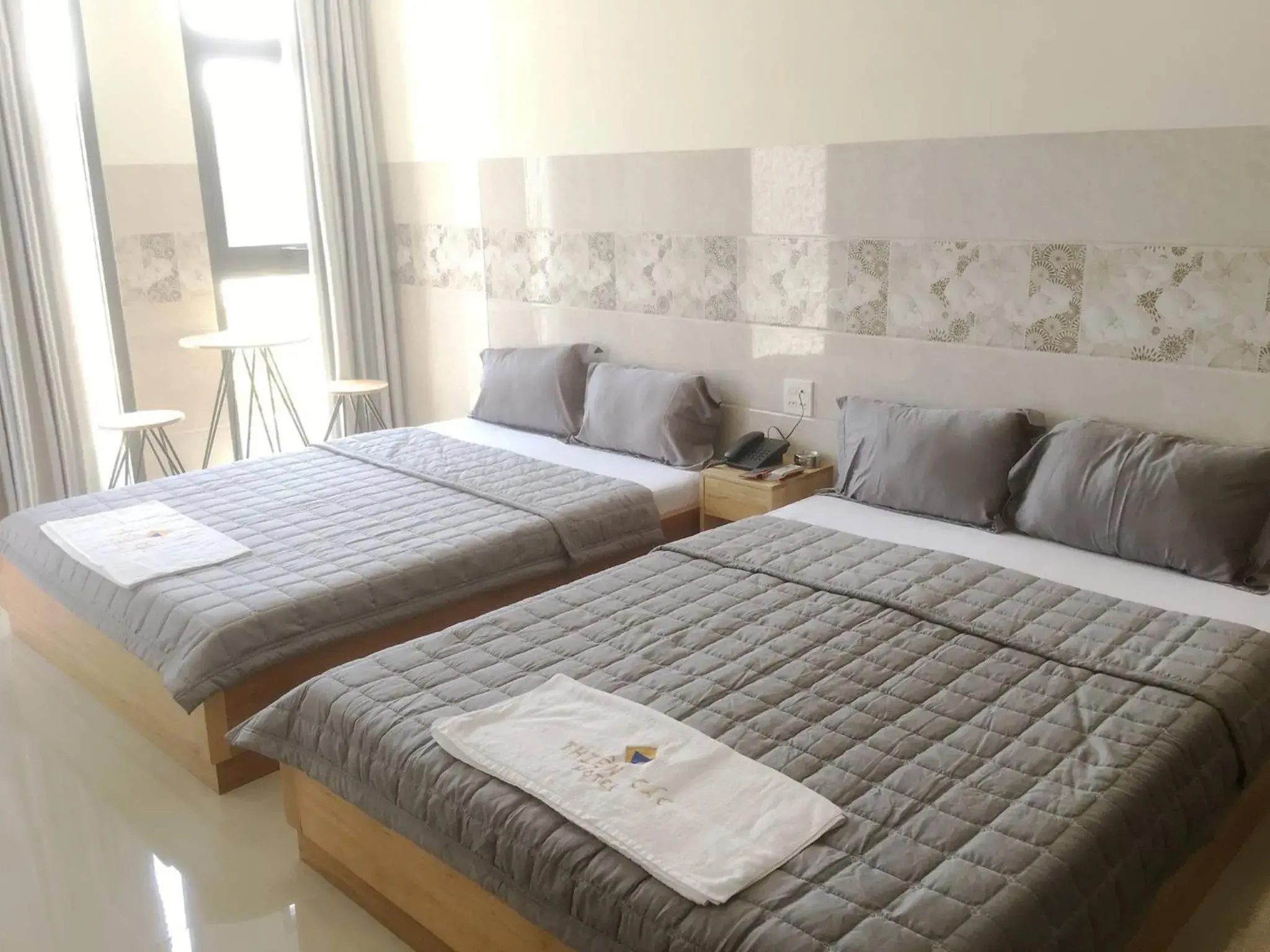 Bed in Thiên Các 2 Hotel Bed in Thiên Các 2 Hotel