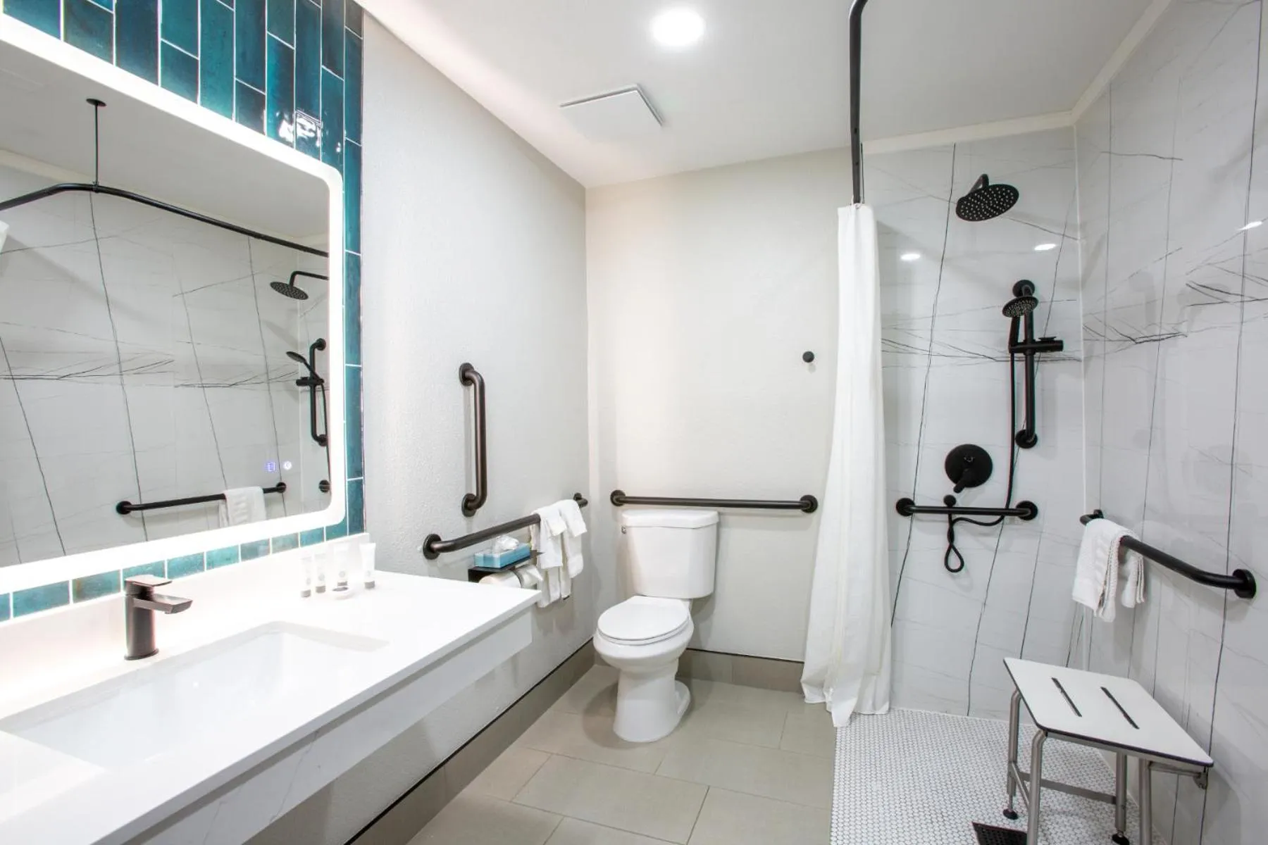 Shower in Hotel Elev8 Flagstaff, Trademark Collection by Wyndham