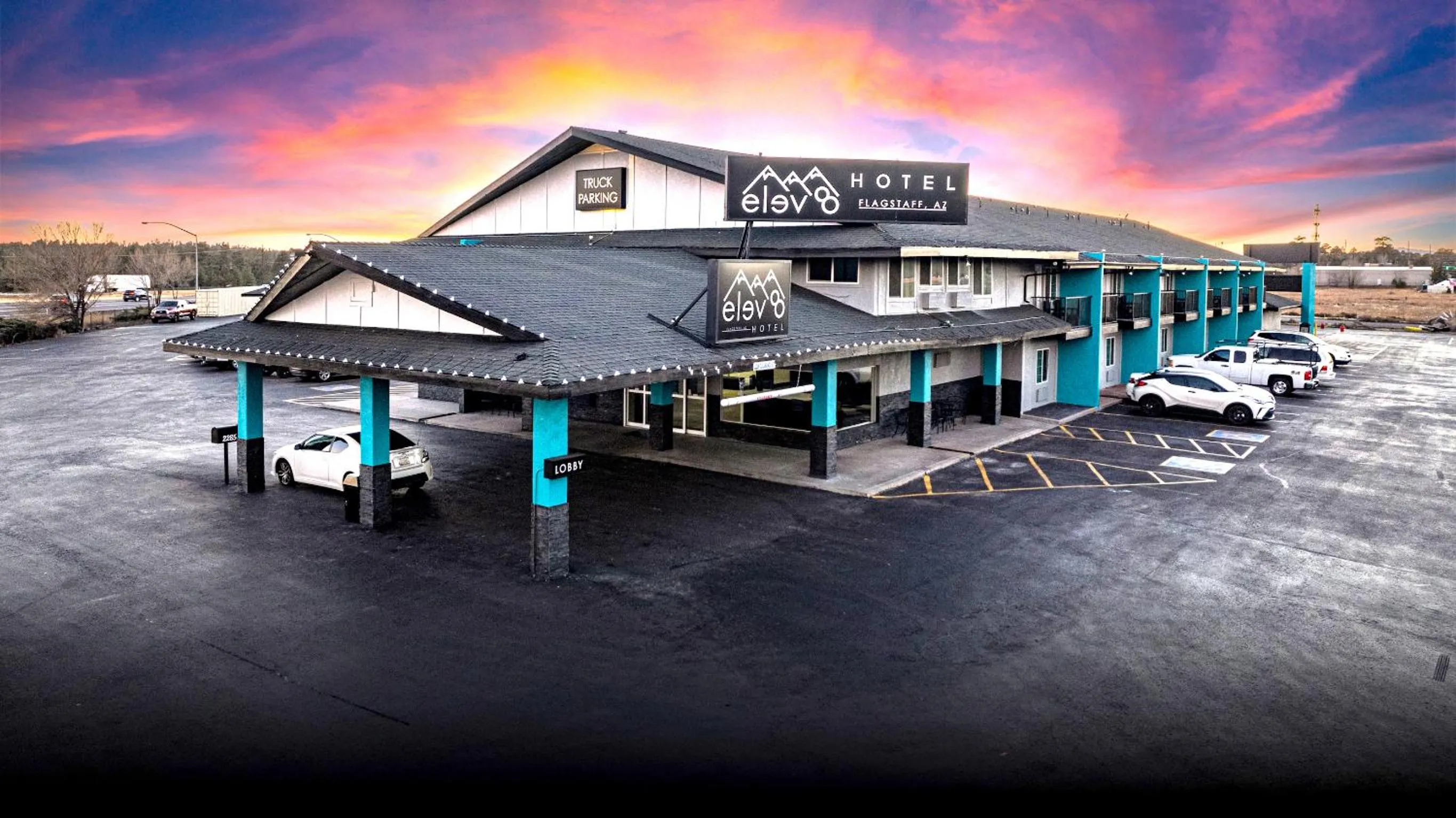 Property building in Hotel Elev8 Flagstaff, Trademark Collection by Wyndham
