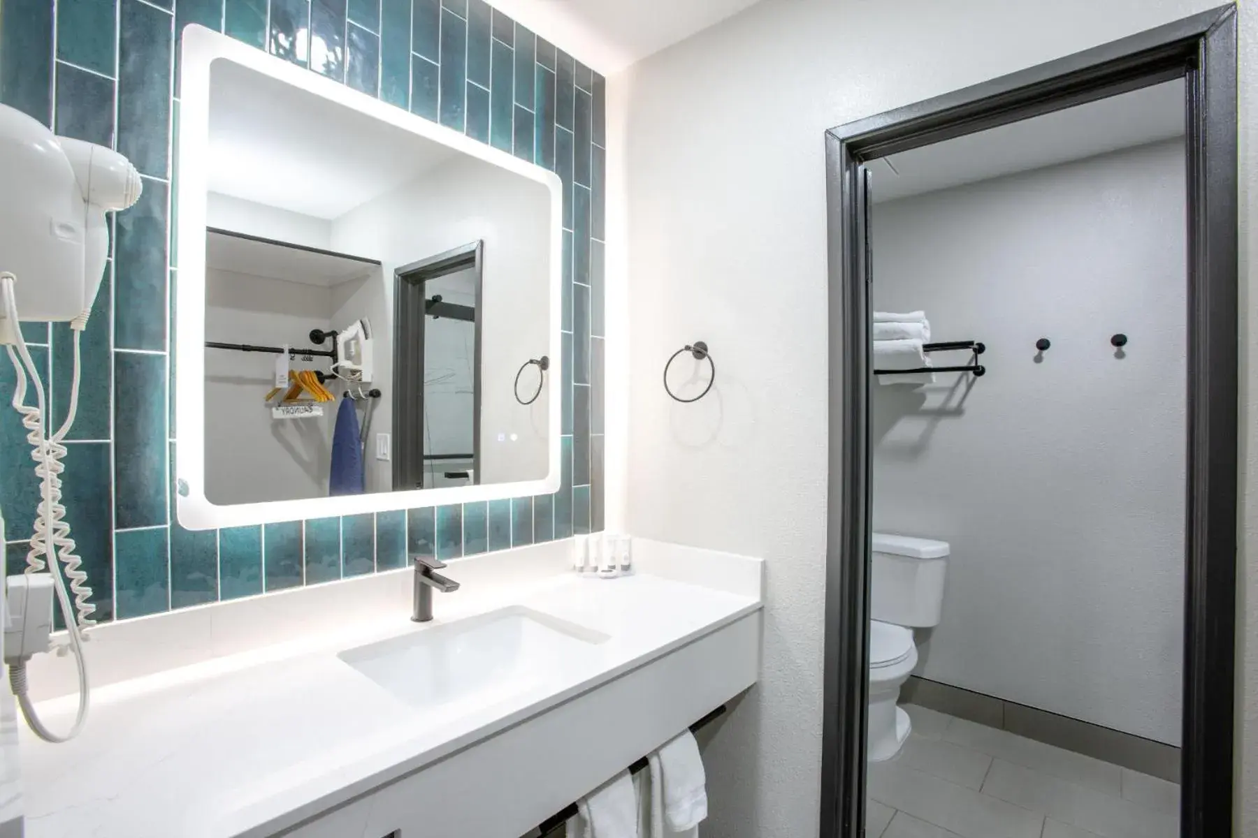 Bathroom in Hotel Elev8 Flagstaff, Trademark Collection by Wyndham Bathroom in Hotel Elev8 Flagstaff, Trademark Collection by Wyndham