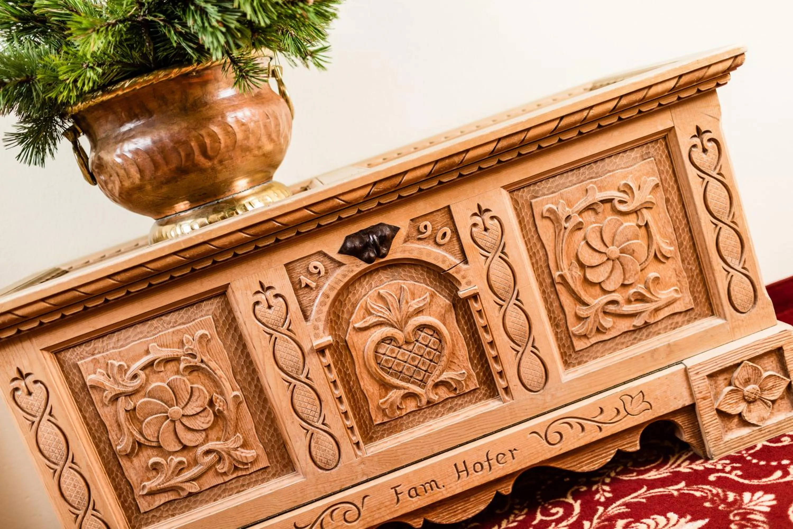 Decorative detail in Romantik & Family Hotel Gardenia***S