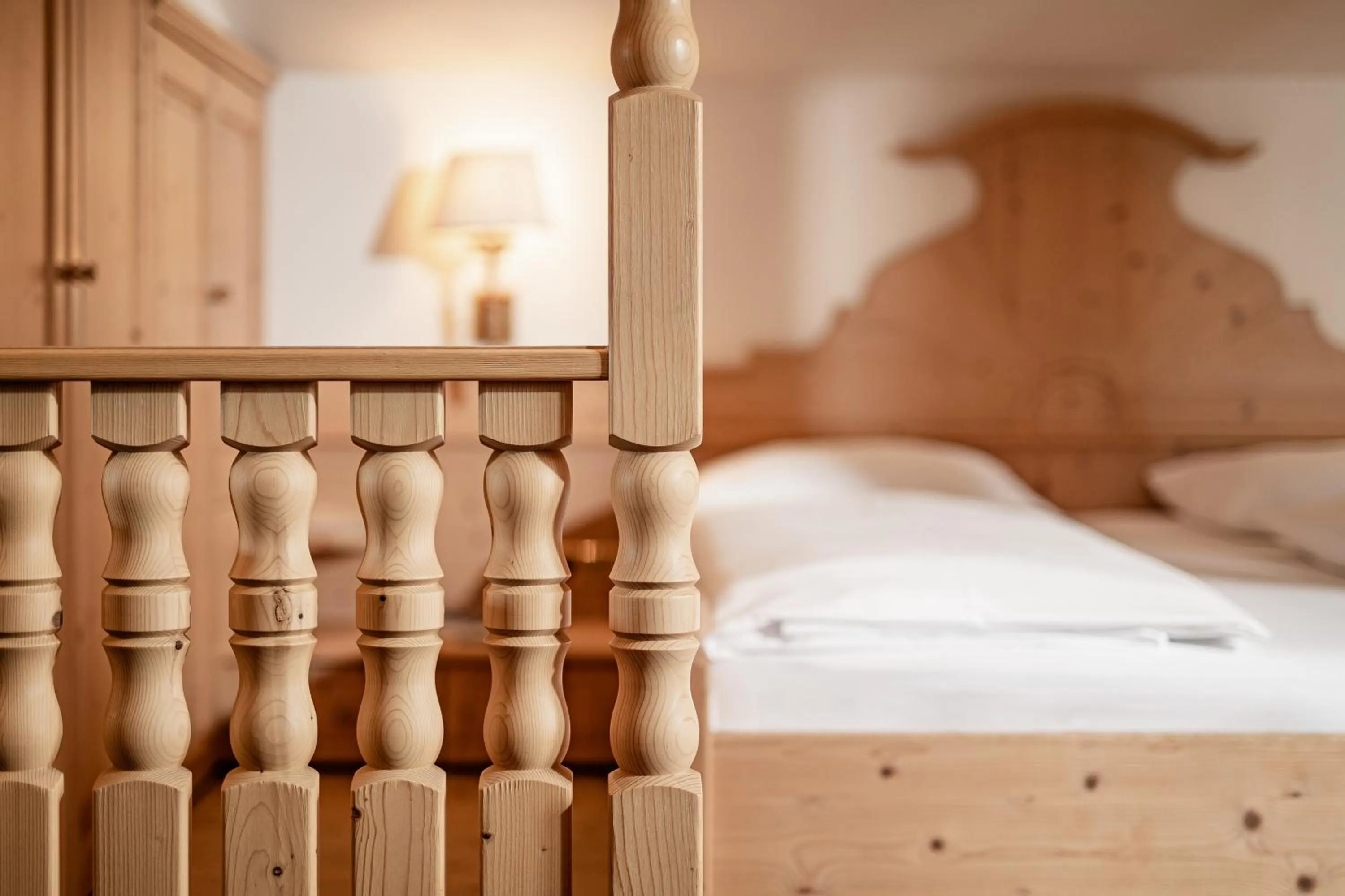 Bed in Romantik & Family Hotel Gardenia***S