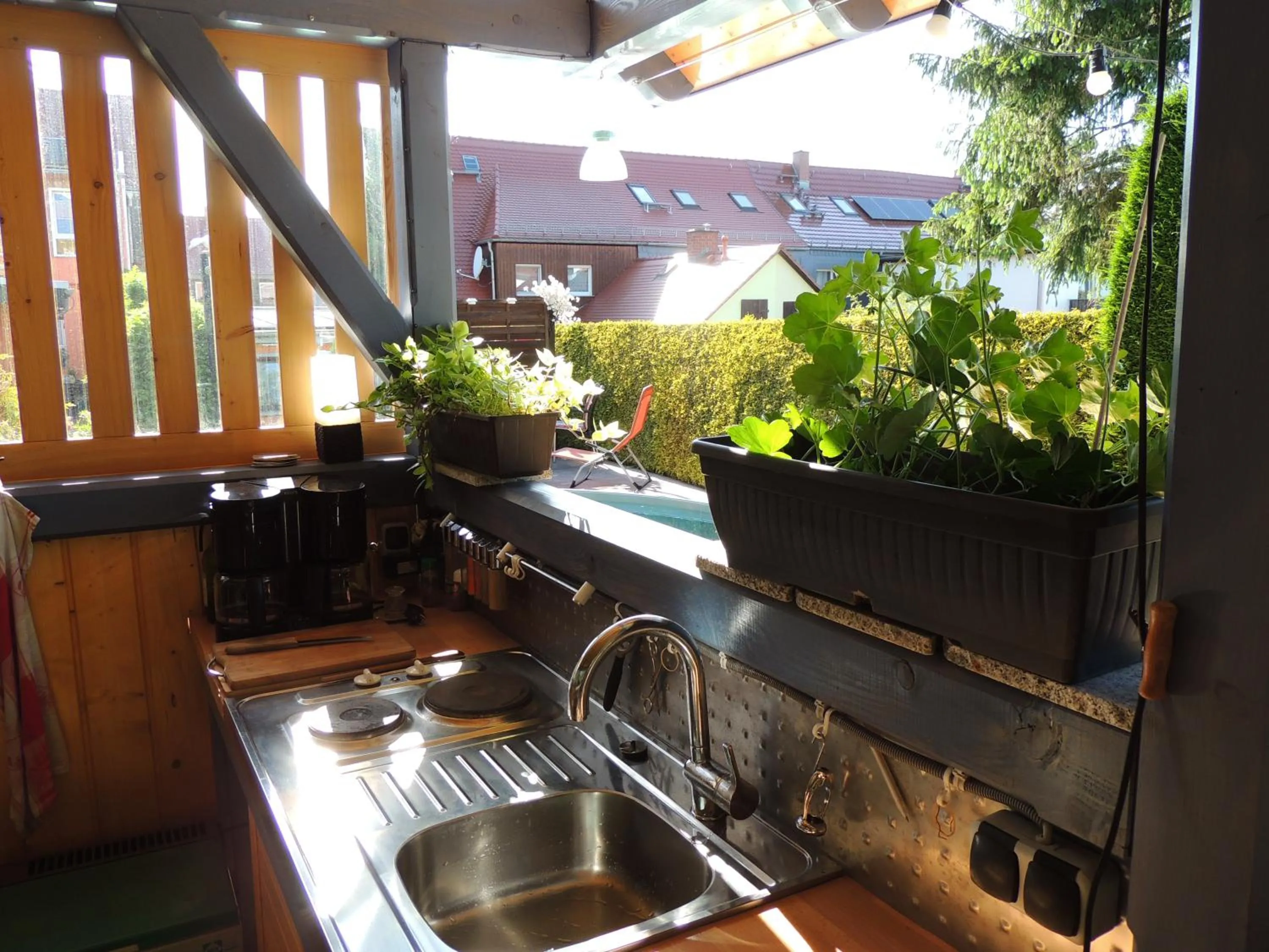 Kitchen or kitchenette in Pension 19