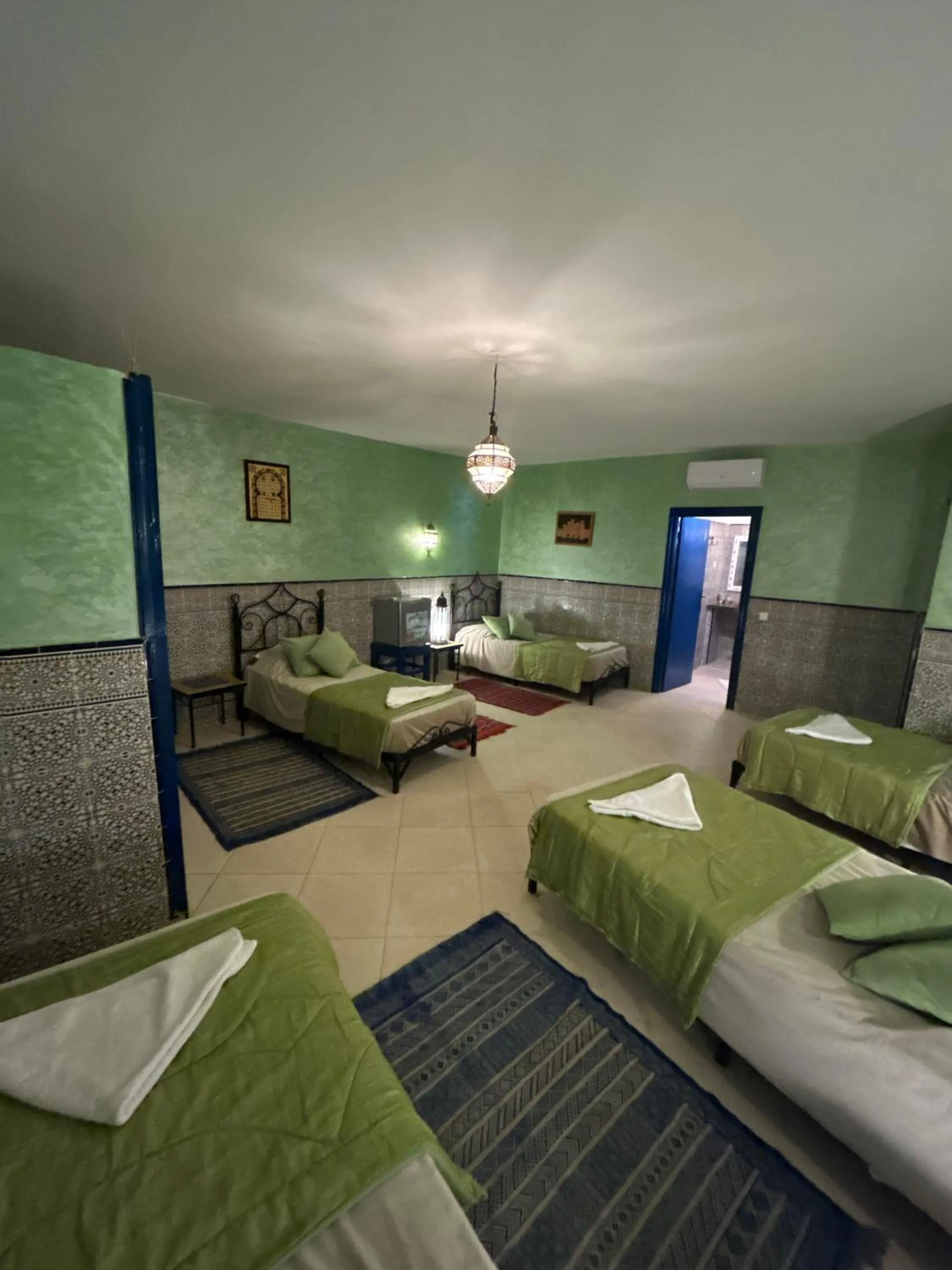 Bed in Hotel Riad Ali