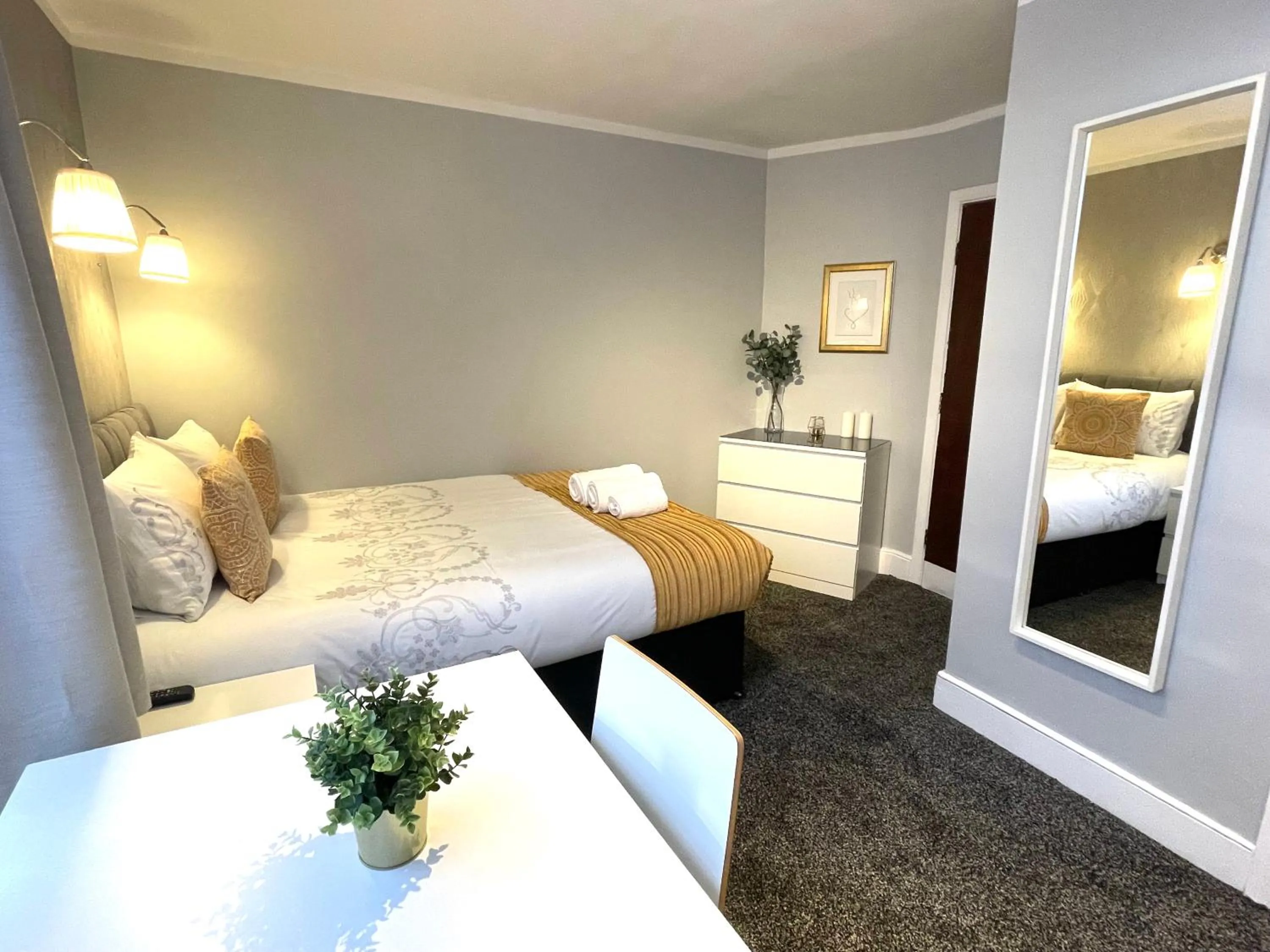 Bed in Trinity House Hotel